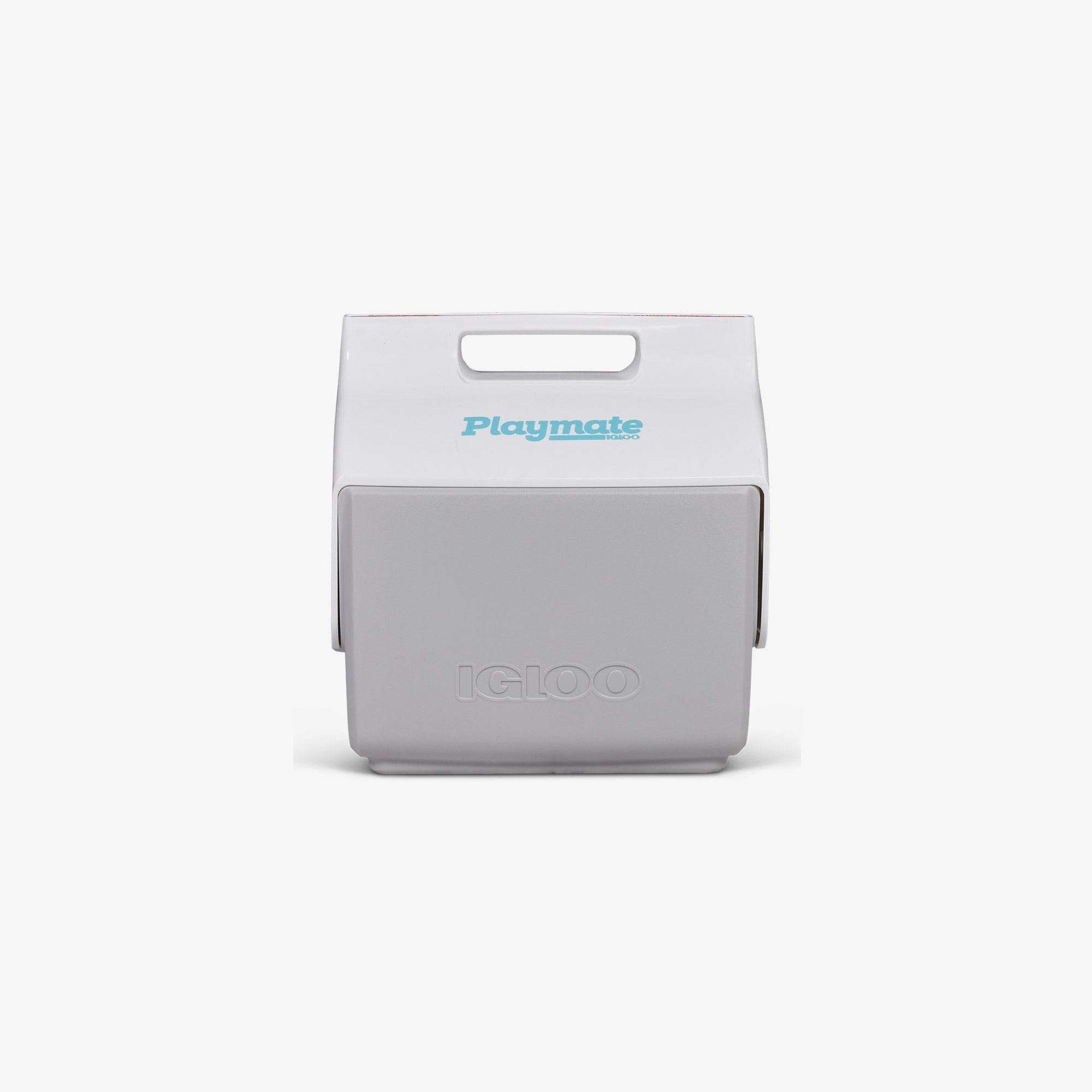 Retro Little Playmate 7 Qt Cooler T5 - Gray/Aqua - Product View