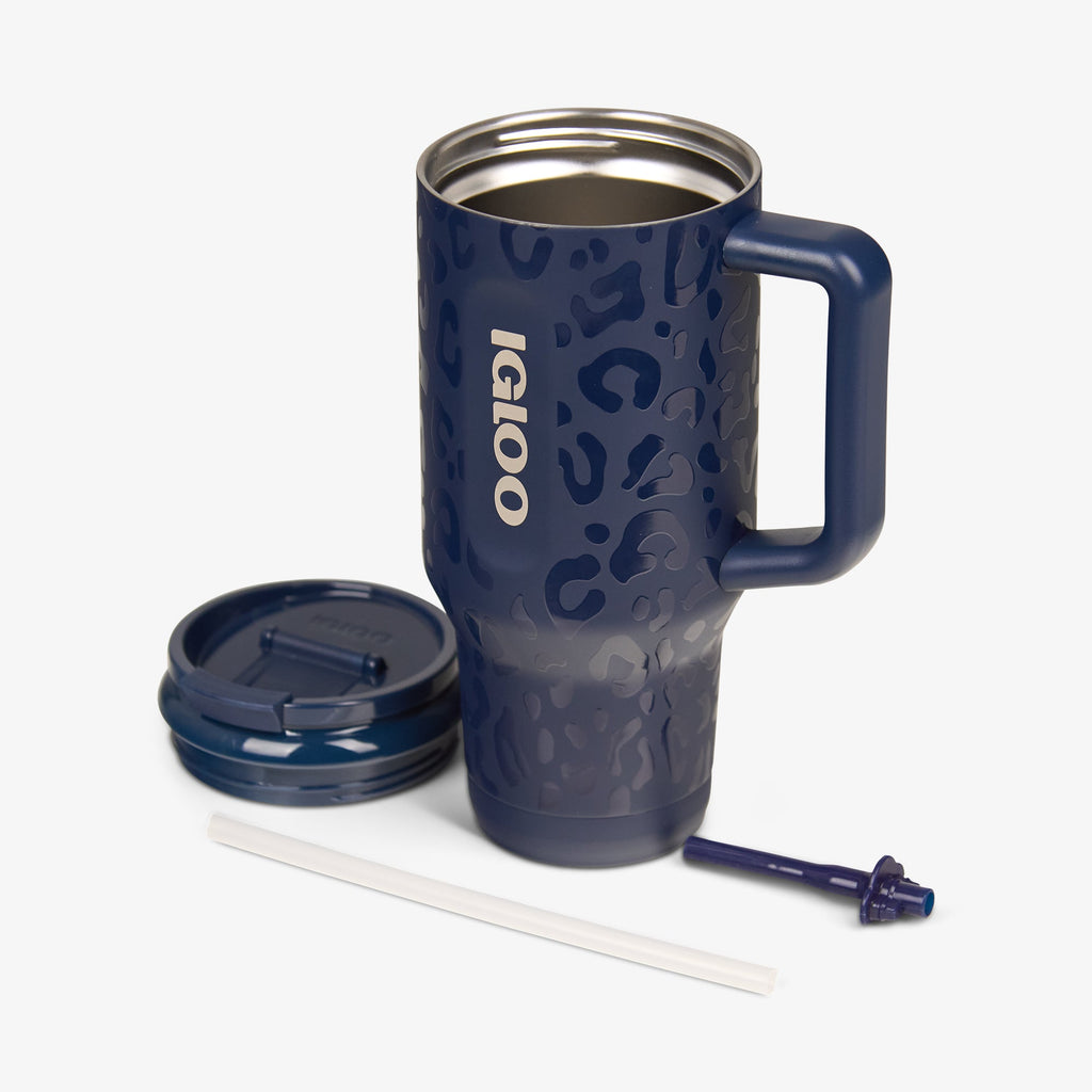 NFL 32 Oz Leopard Flip ‘n’ Sip Travel Mug S6 - Cowboys - Product View