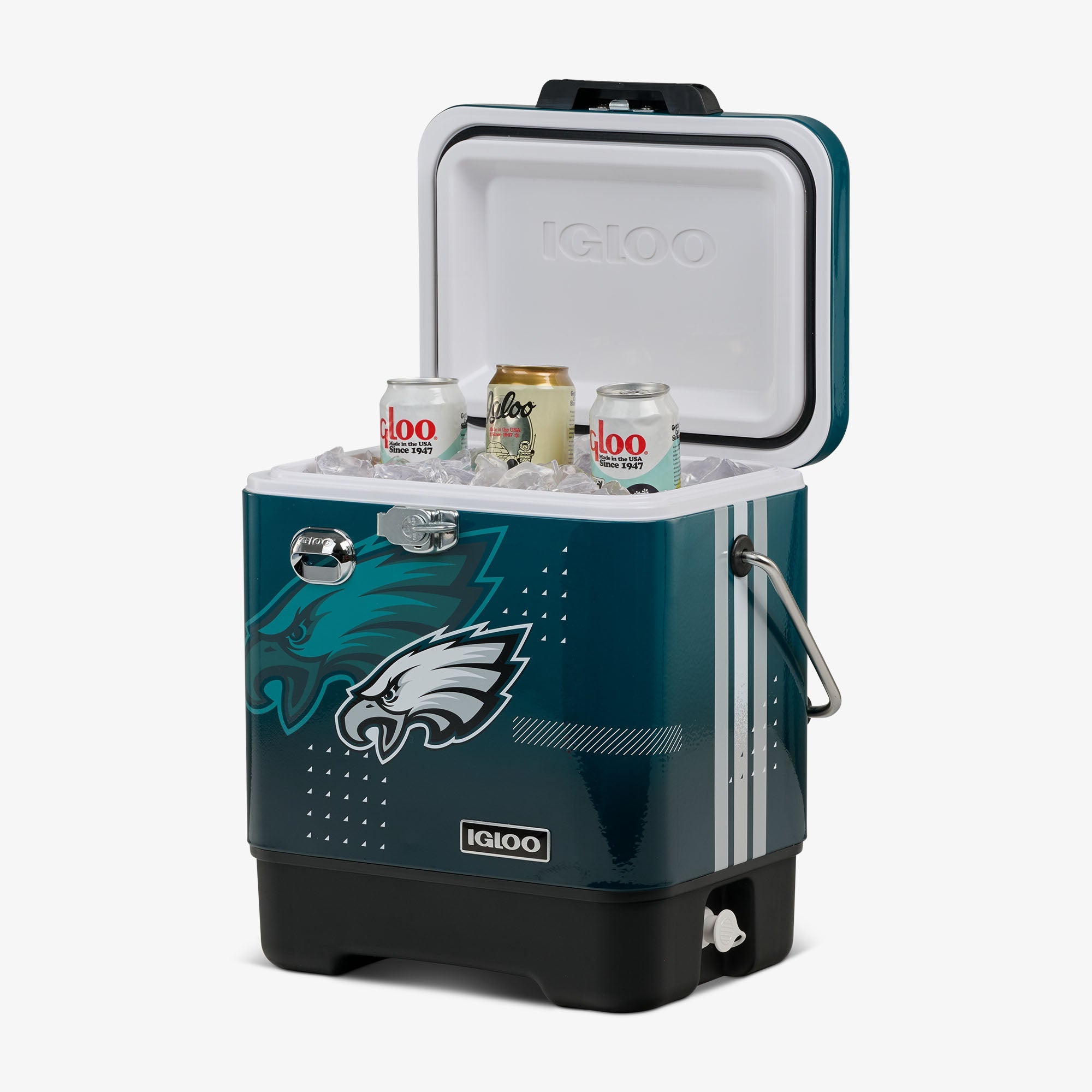 NFL Legacy 20 Qt Cooler O3 - Eagles - Product View