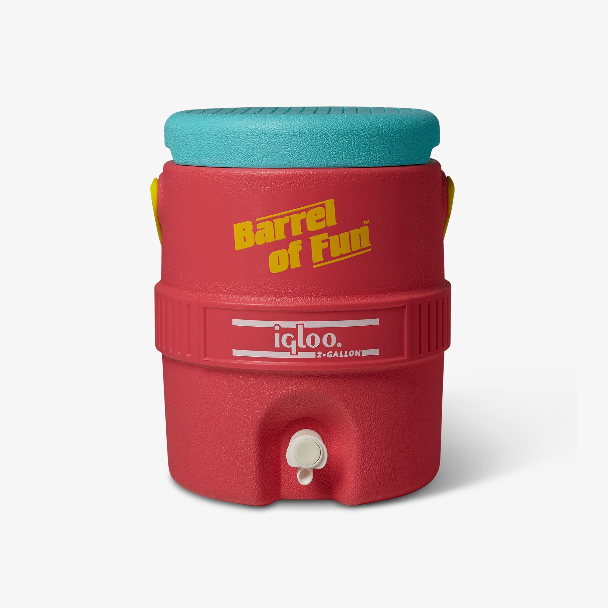 Retro Barrel of Fun 2 Gallon Jug D9 - Watermelon - Front View