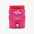 Retro Barrel of Fun 2 Gallon Jug D9 - Tutti Frutti - Front View