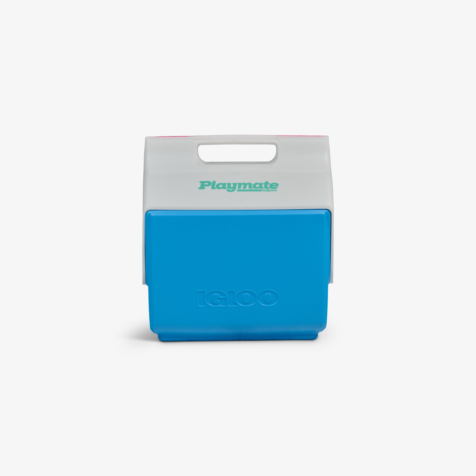 Retro Little Playmate 7 Qt Cooler T5 - Carolina Blue - Front View