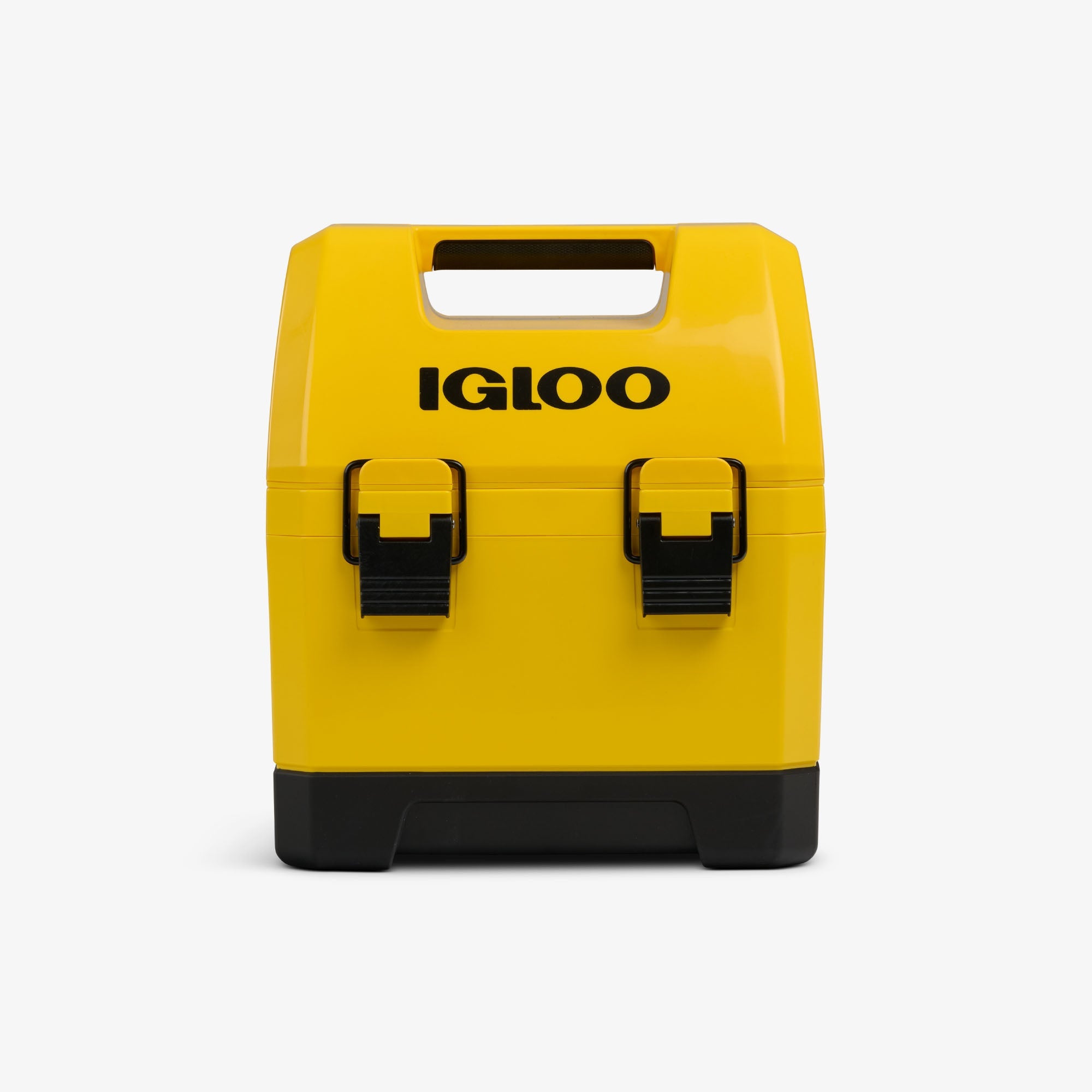 Gripper CoolBox 10 Qt Cooler W3 - Industrial Yellow - Front View
