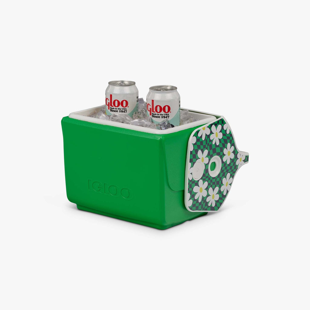 Retro Little Playmate 7 Qt Cooler T5 - Psychedelic Daisy - Product View