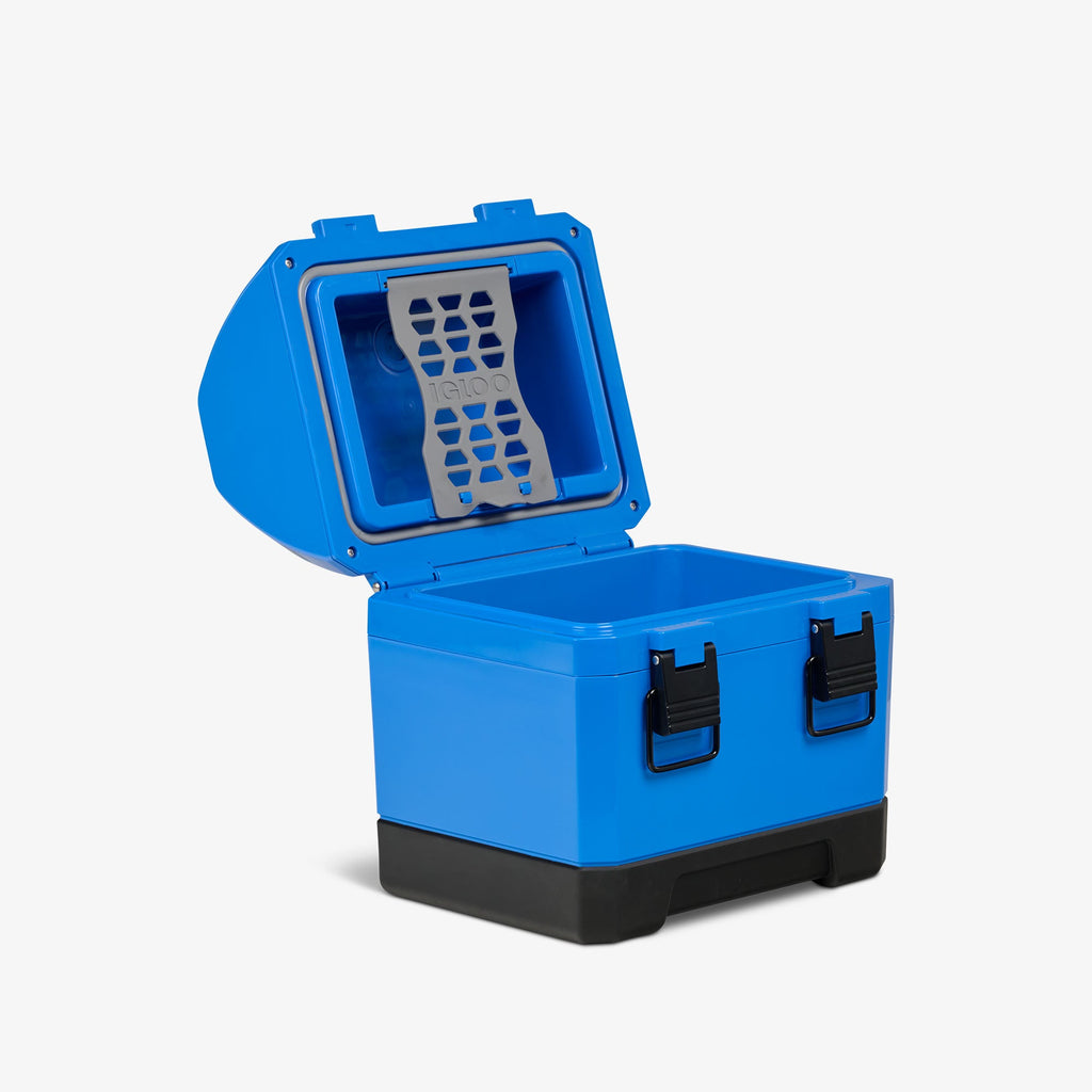 Gripper CoolBox 10 Qt Cooler W3 - Sneaky Blue - Open View