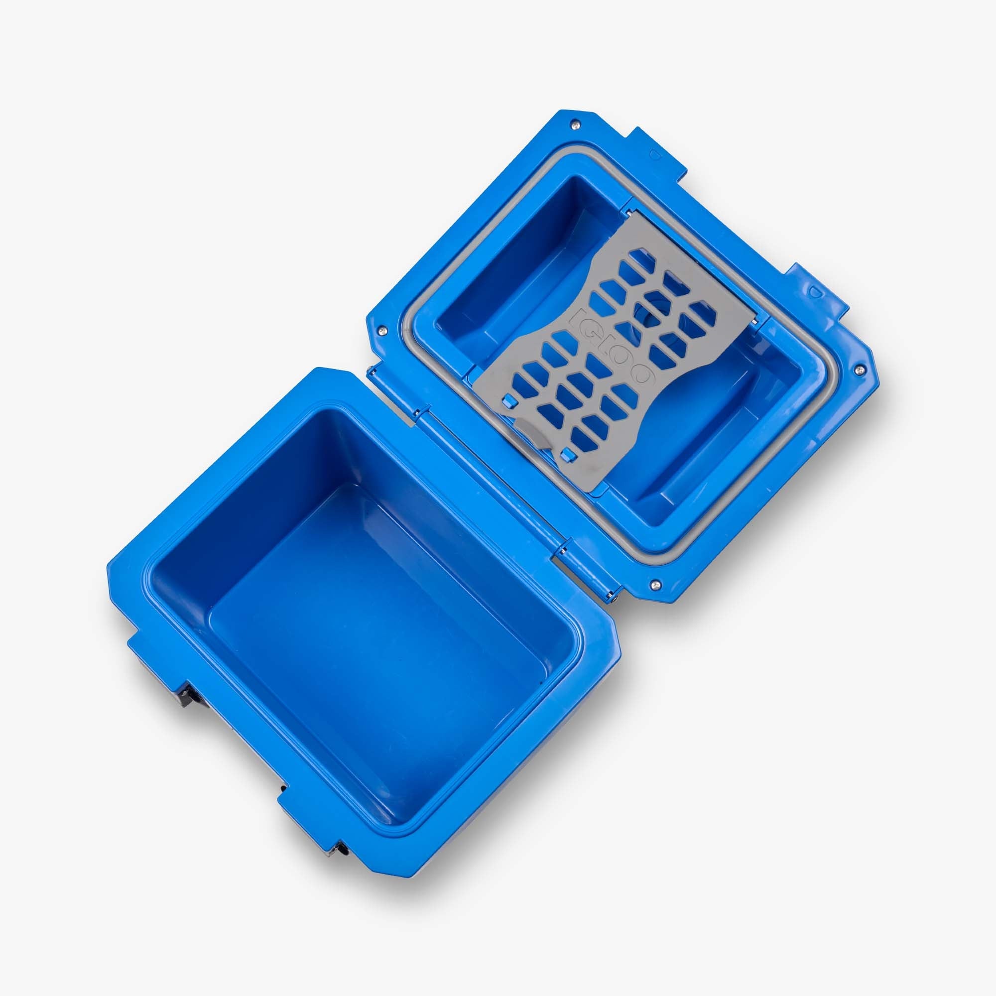 Gripper CoolBox 10 Qt Cooler W3 - Sneaky Blue - Open View
