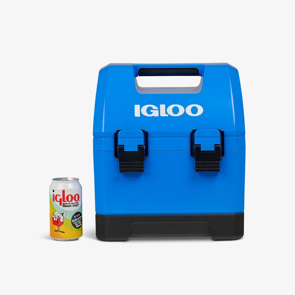 Gripper CoolBox 10 Qt Cooler W3 - Sneaky Blue - Size View