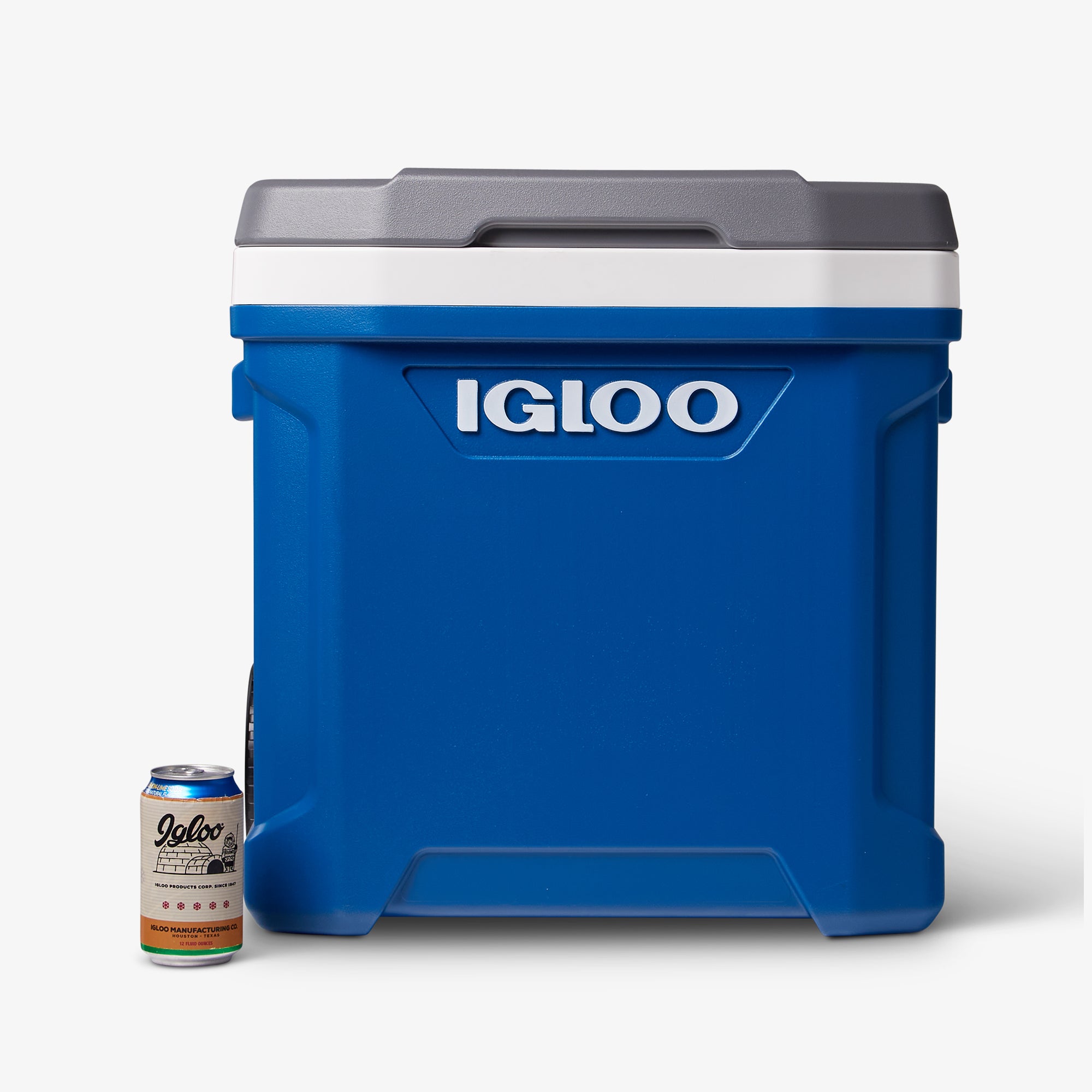 Latitude 60 Qt Roller Cooler I4 - Blue - Size View