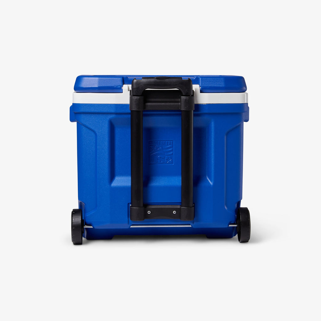Profile II 28 Qt Roller Cooler C1 - Majestic Blue - Back View
