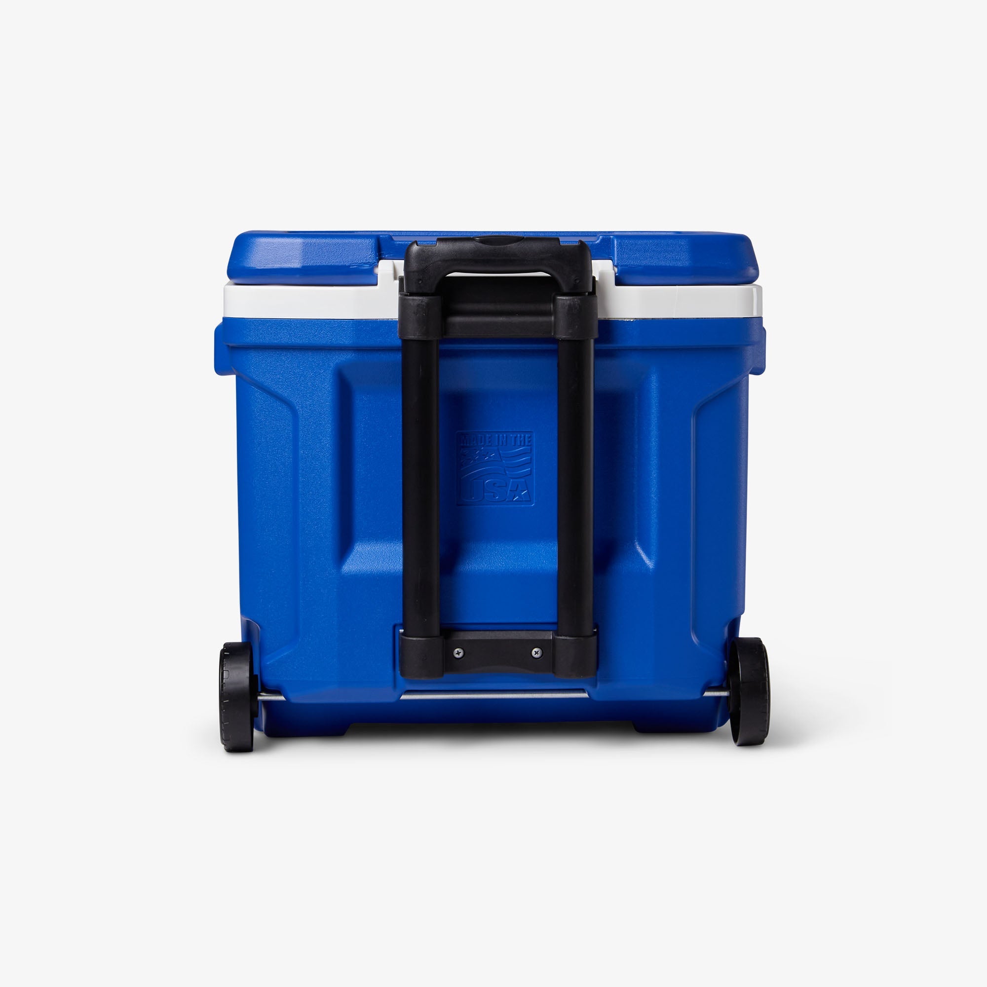 Profile II 28 Qt Roller Cooler C1 - Majestic Blue - Back View