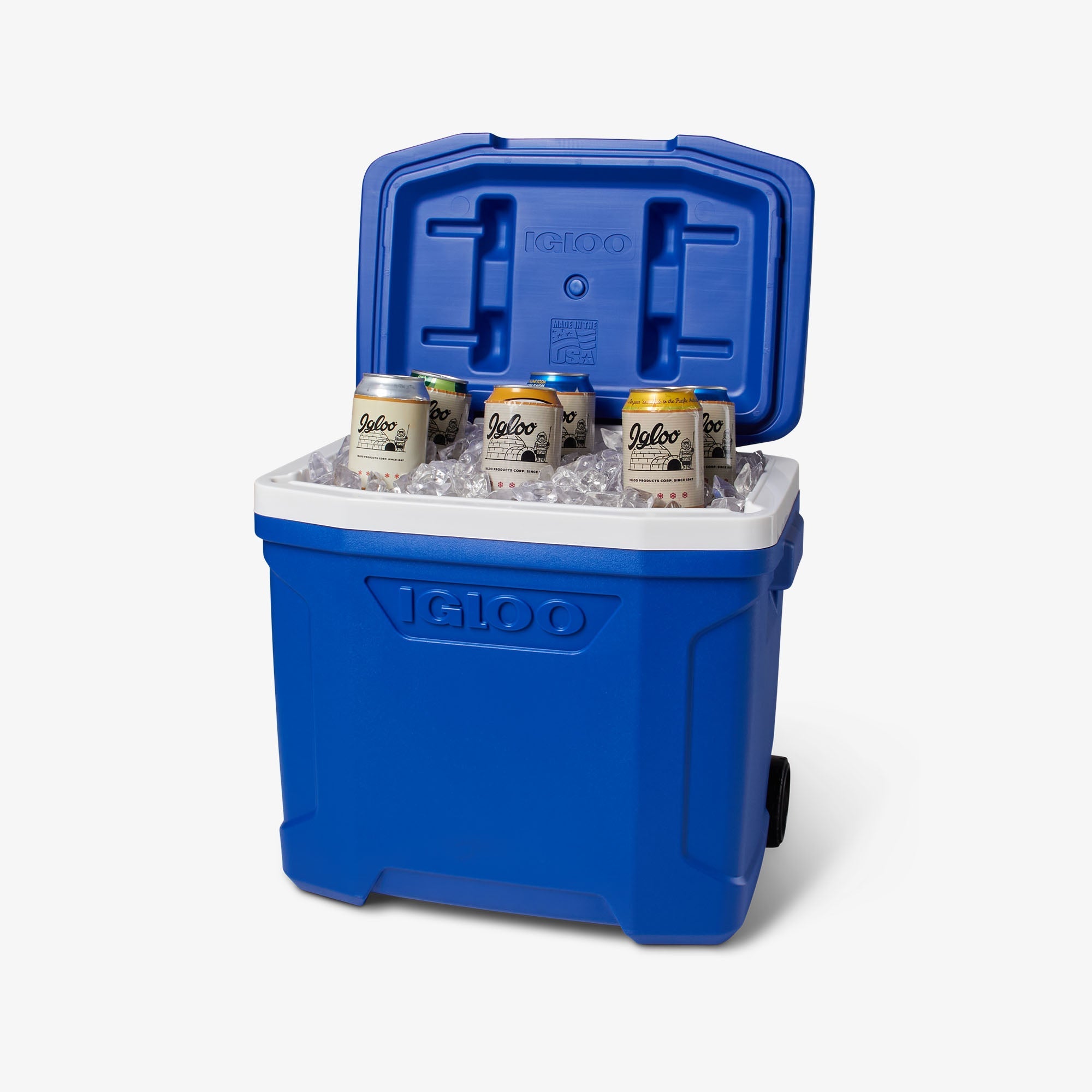 Profile II 28 Qt Roller Cooler C1 - Majestic Blue - Product View