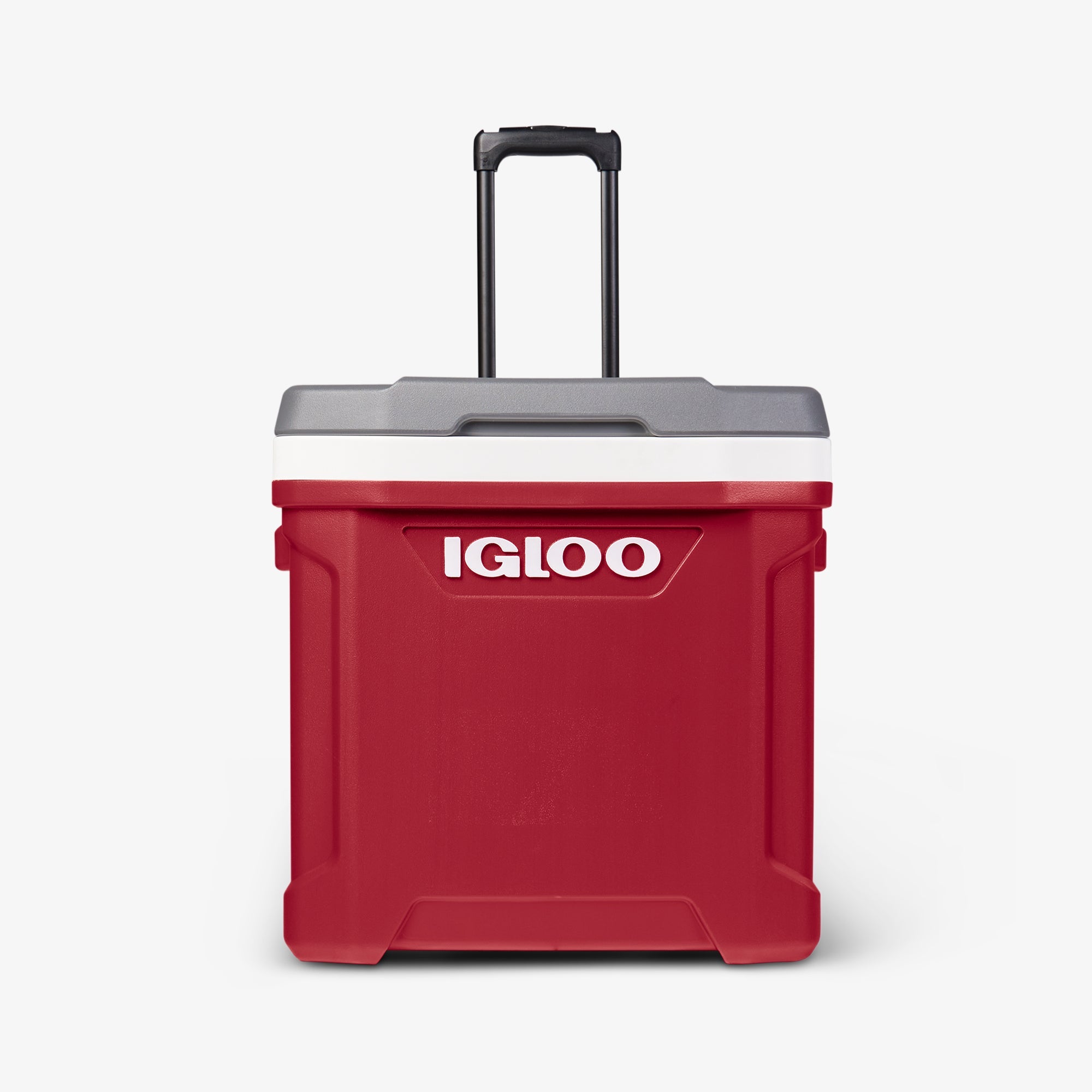 Latitude 60 Qt Roller Cooler I4 - Red - Strap View