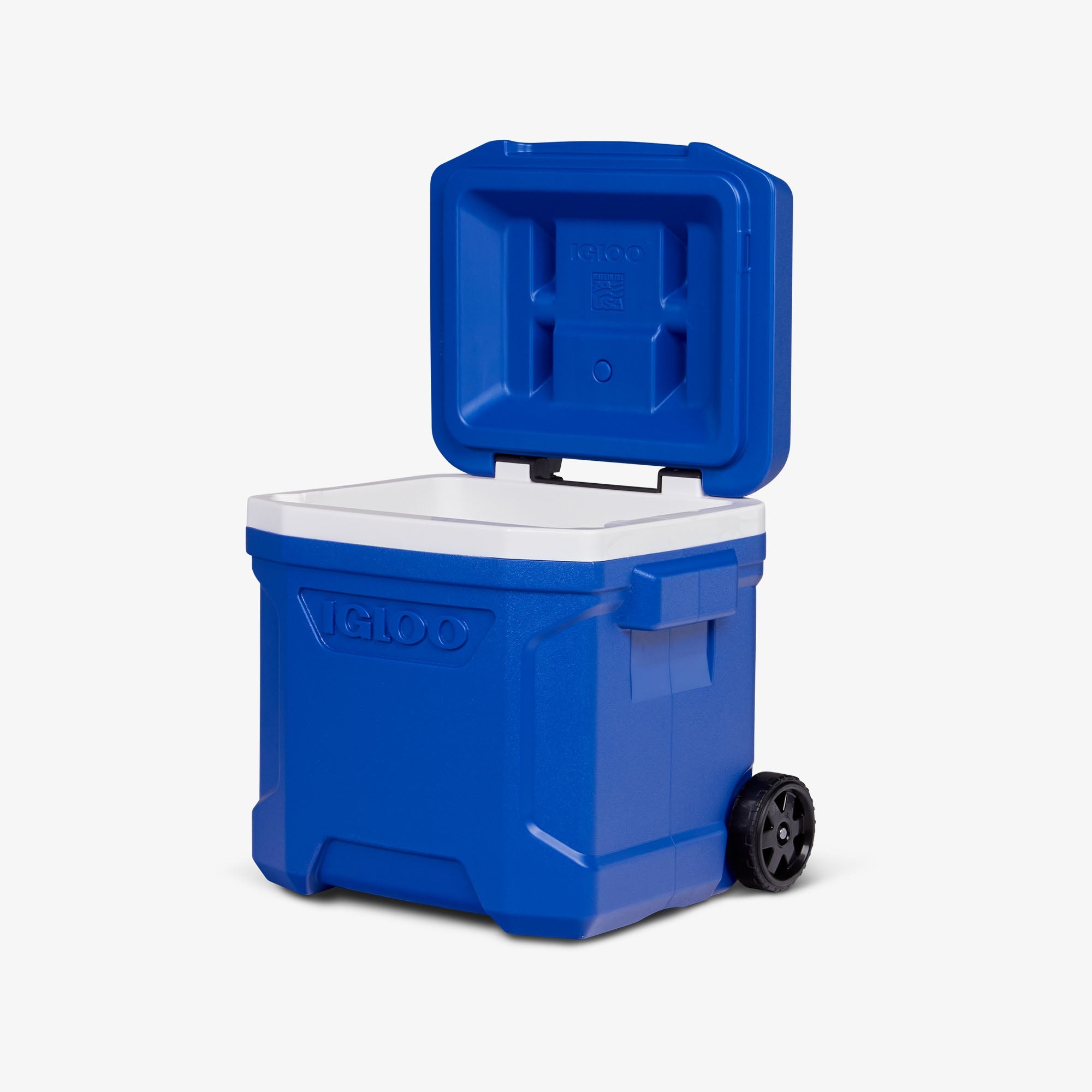 Profile II 16 Qt Roller Cooler L8 - Majestic Blue - Open View
