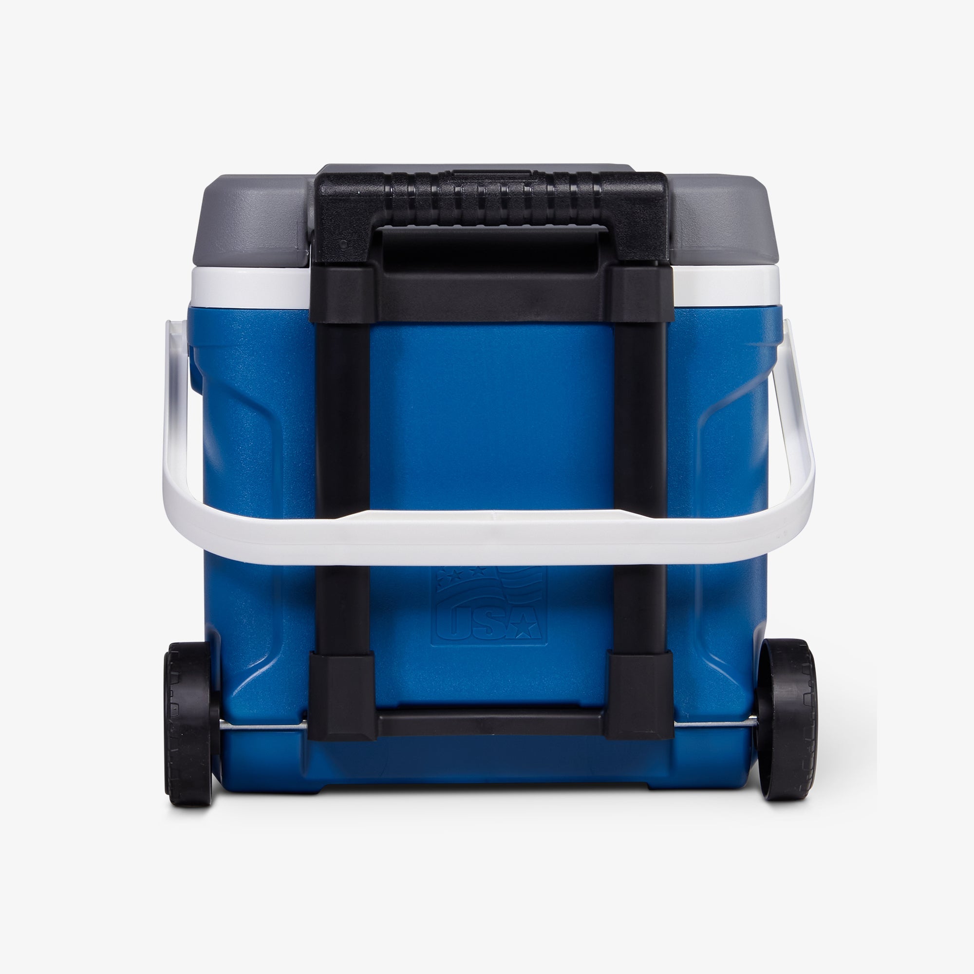 Latitude 16 Qt Roller Cooler R6 - Blue - Back View