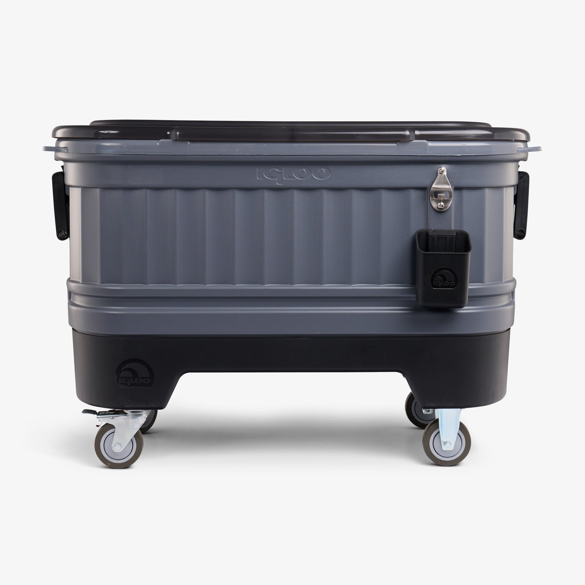 Party Bar 125 Qt Cooler M4 - Carbonite - Front View