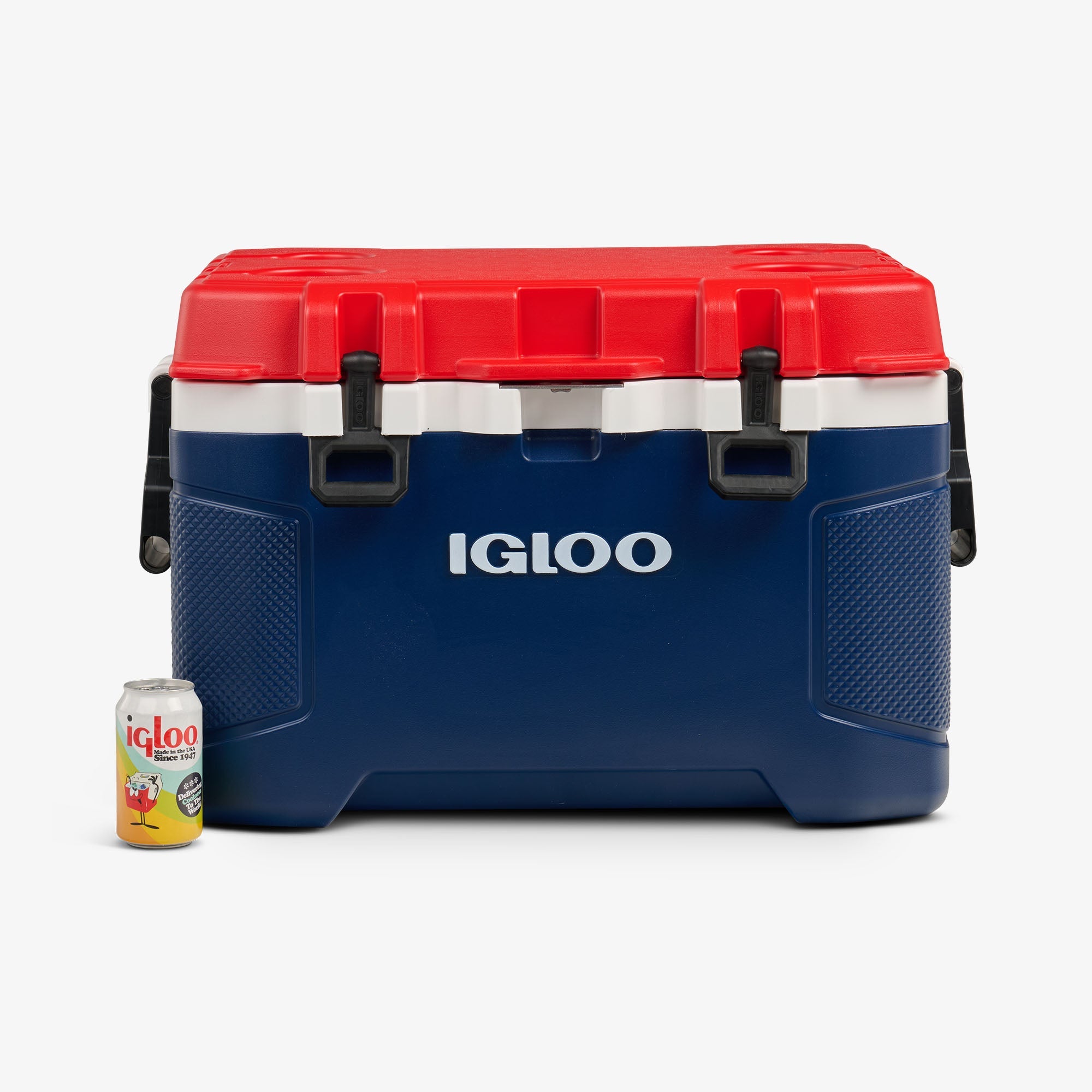Trailmate® 52 Qt Roller Cooler X3 - Americana - Size View