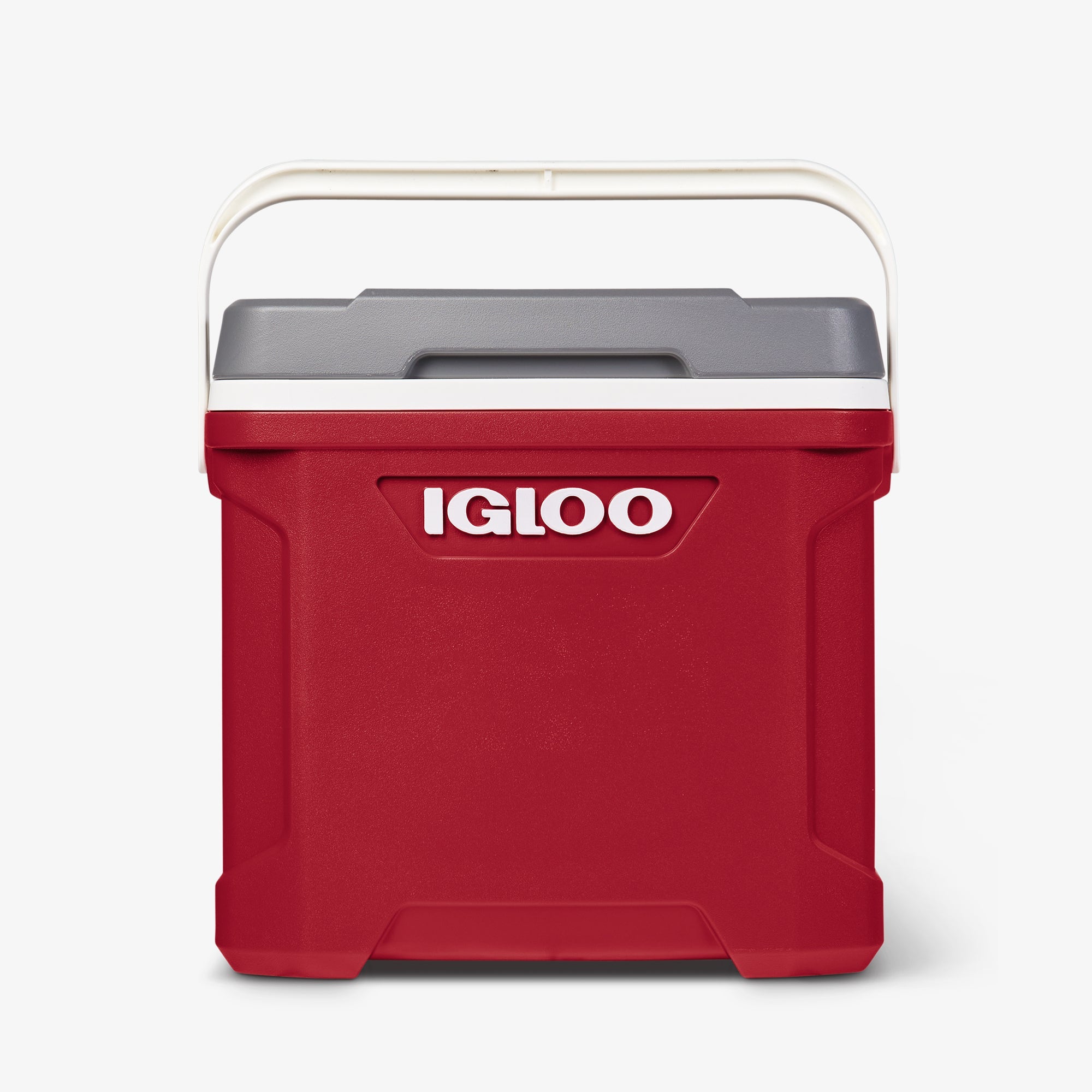 Latitude 30 Qt Cooler Y2 - Red - Strap View