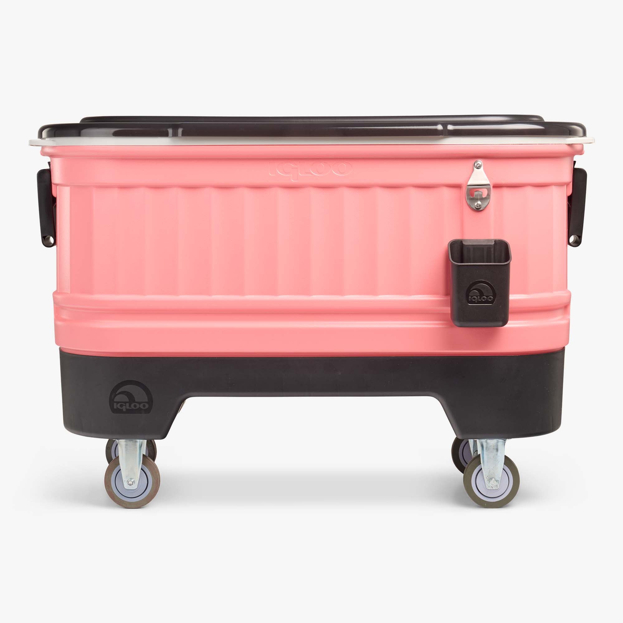 Party Bar 125 Qt Cooler M4 - Flamingo - Front View