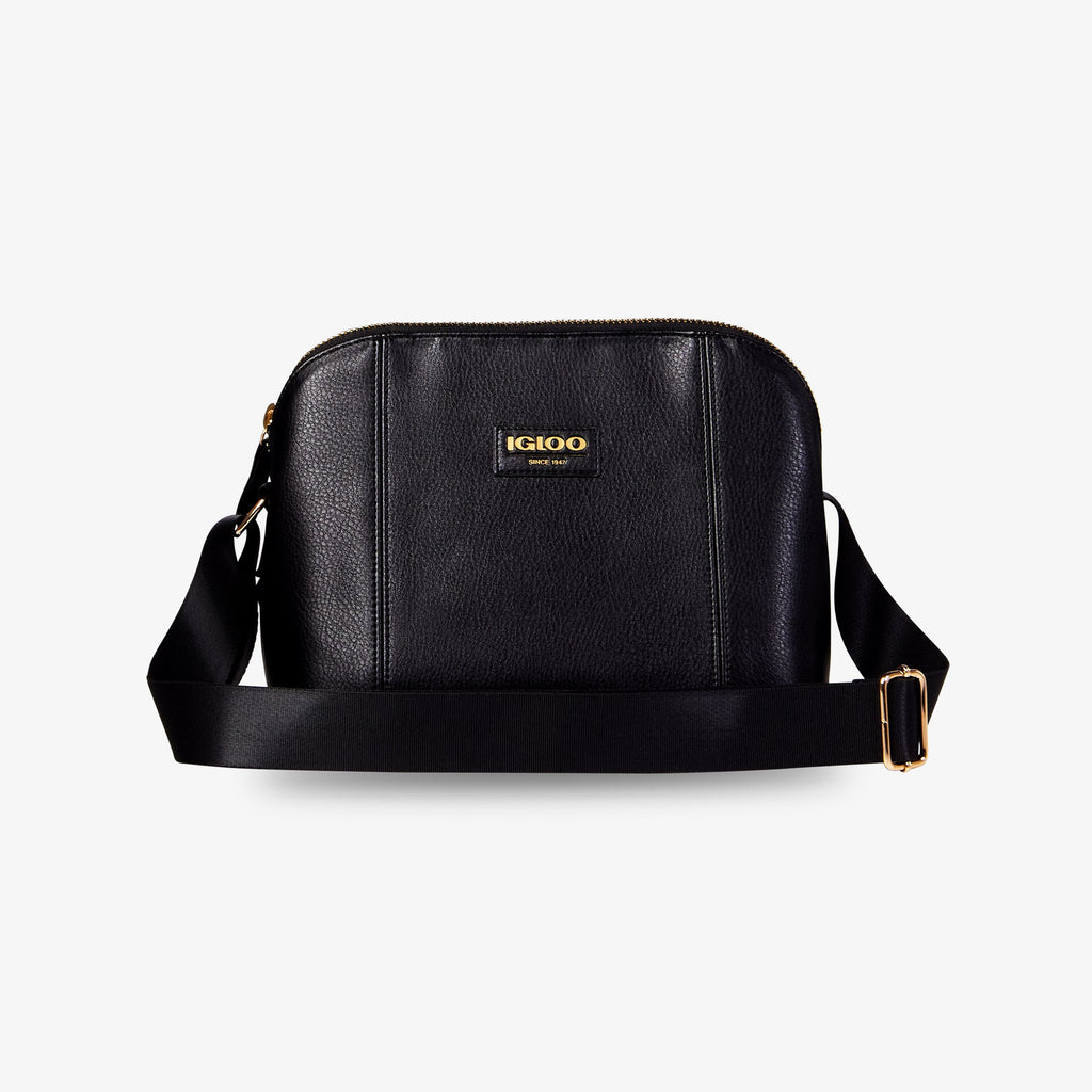 Igloo Luxe® Crossbody Cooler Bag T4 - Black - Front View