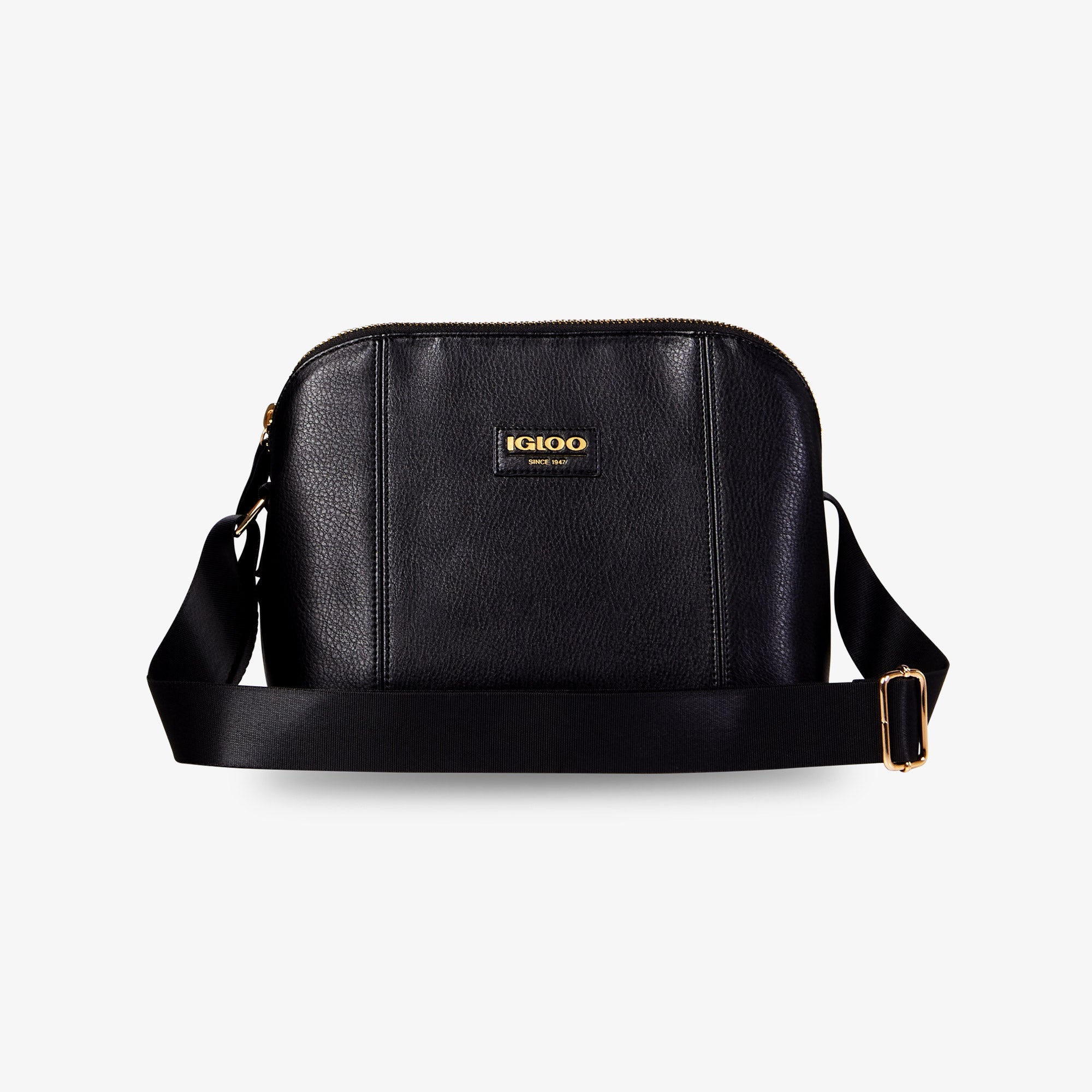 Igloo Luxe® Crossbody Cooler Bag T4 - Black - Front View