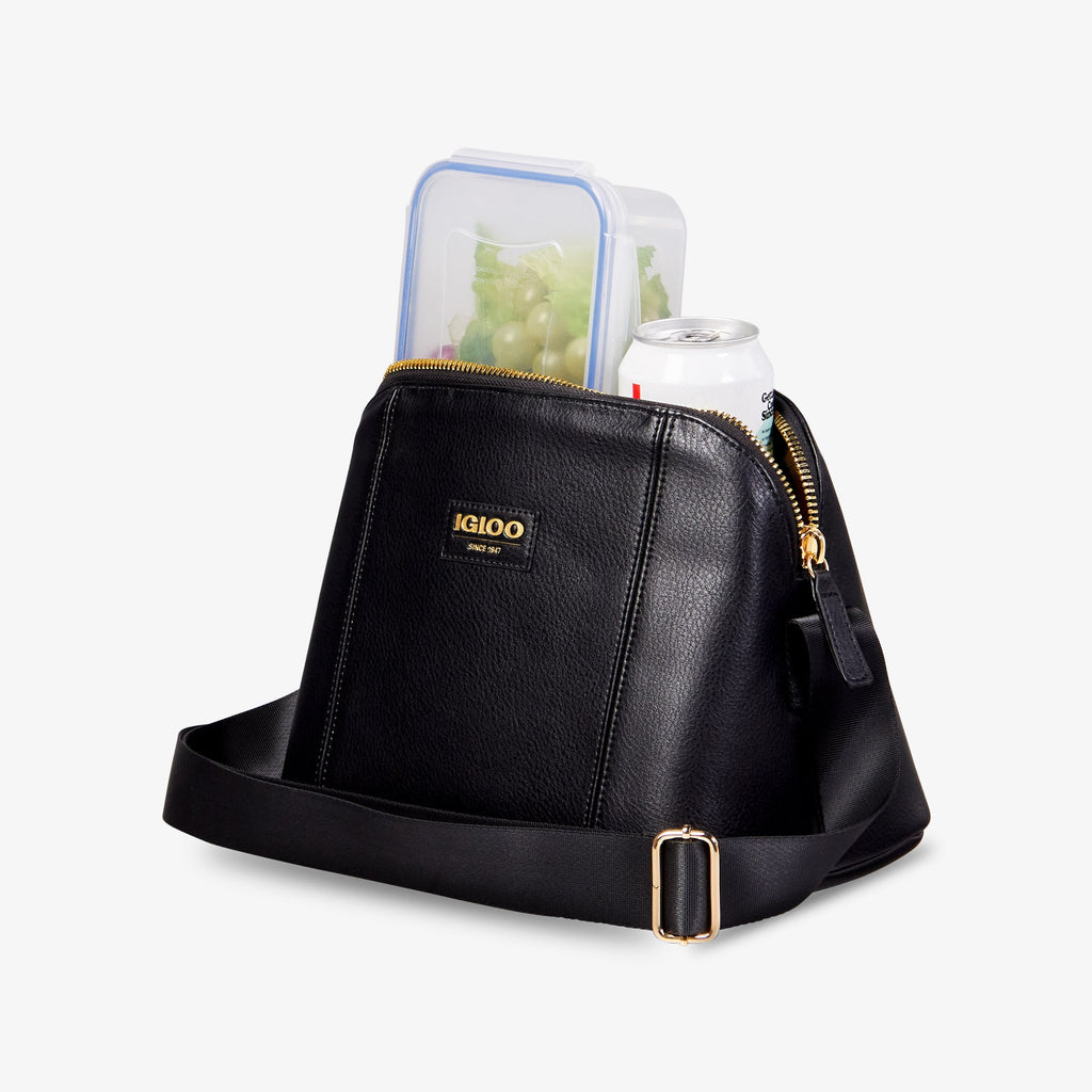 Igloo Luxe® Crossbody Cooler Bag T4 - Black - Product View