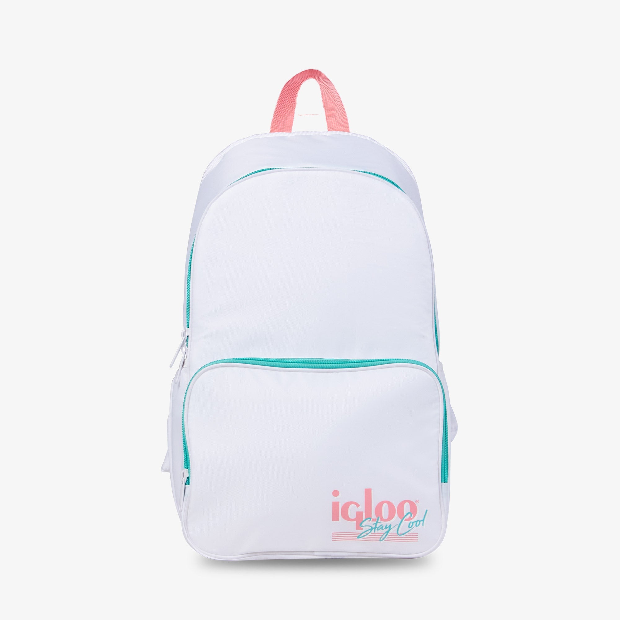 Retro Backpack Cooler N9 - White - Product View