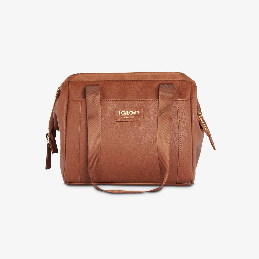 Igloo Luxe® Lunch Tote Cooler Bag J7 - Cognac - Product View