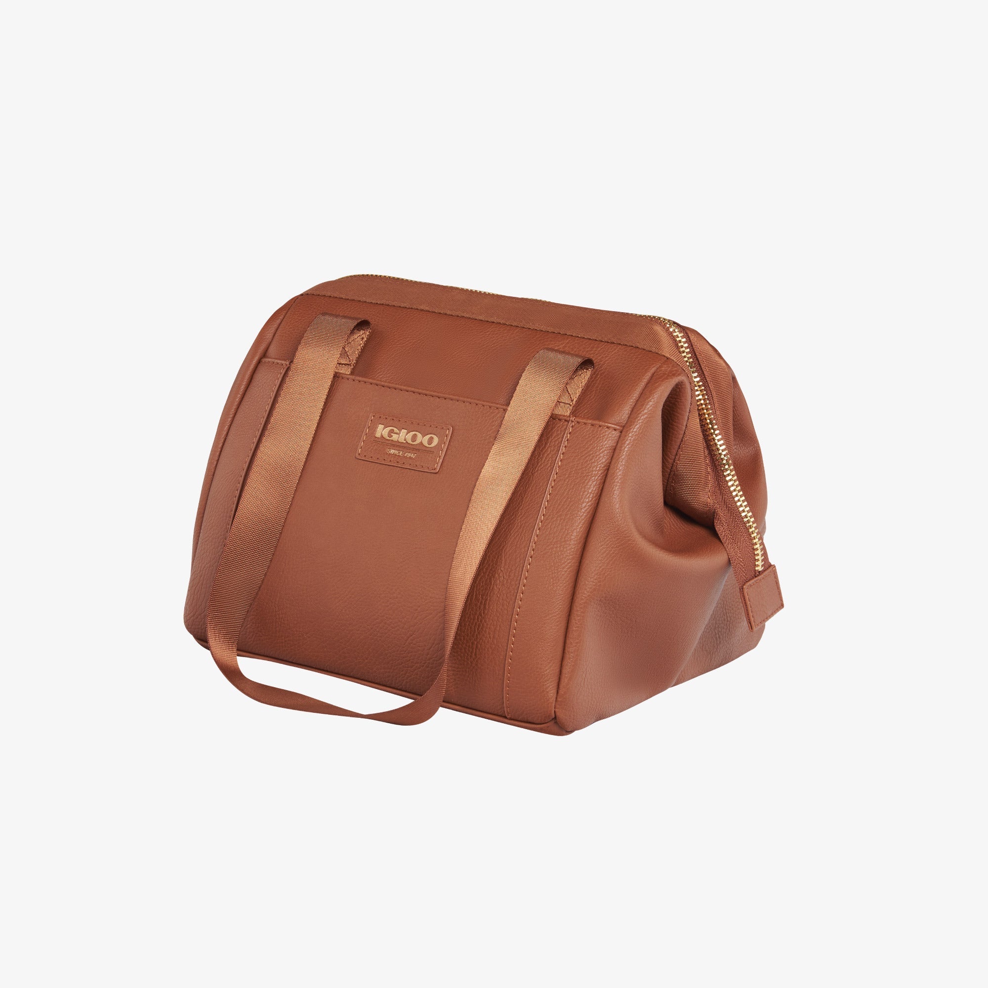 Igloo Luxe® Lunch Tote Cooler Bag J7 - Cognac - Product View