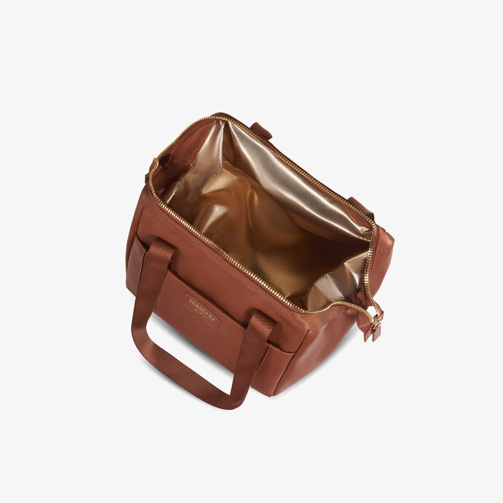 Igloo Luxe® Lunch Tote Cooler Bag J7 - Cognac - Product View