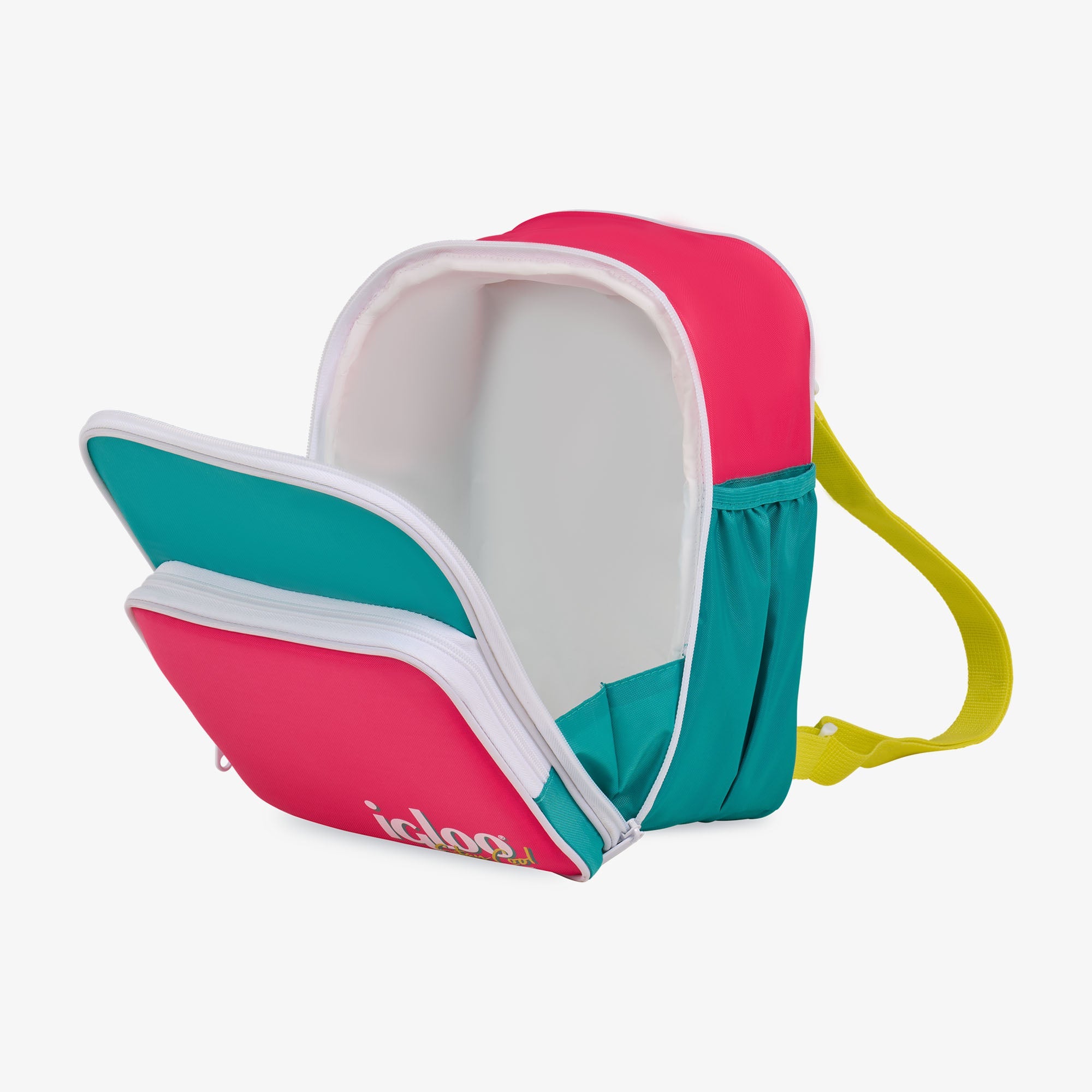 Retro Mini Convertible Backpack E3 - Jade - Open View