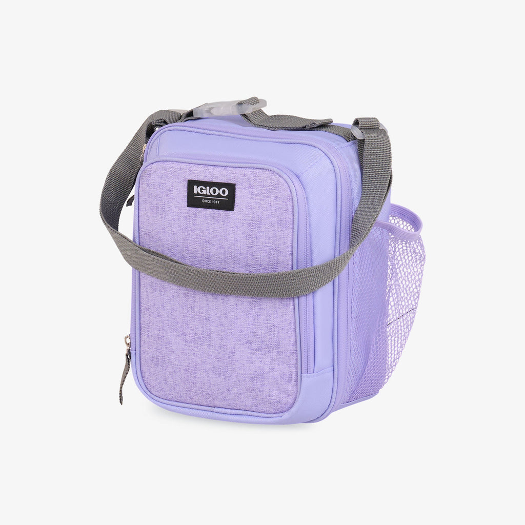 Kids Everyday Lunch Vertical Cooler Bag U3 - Lilac - Product View