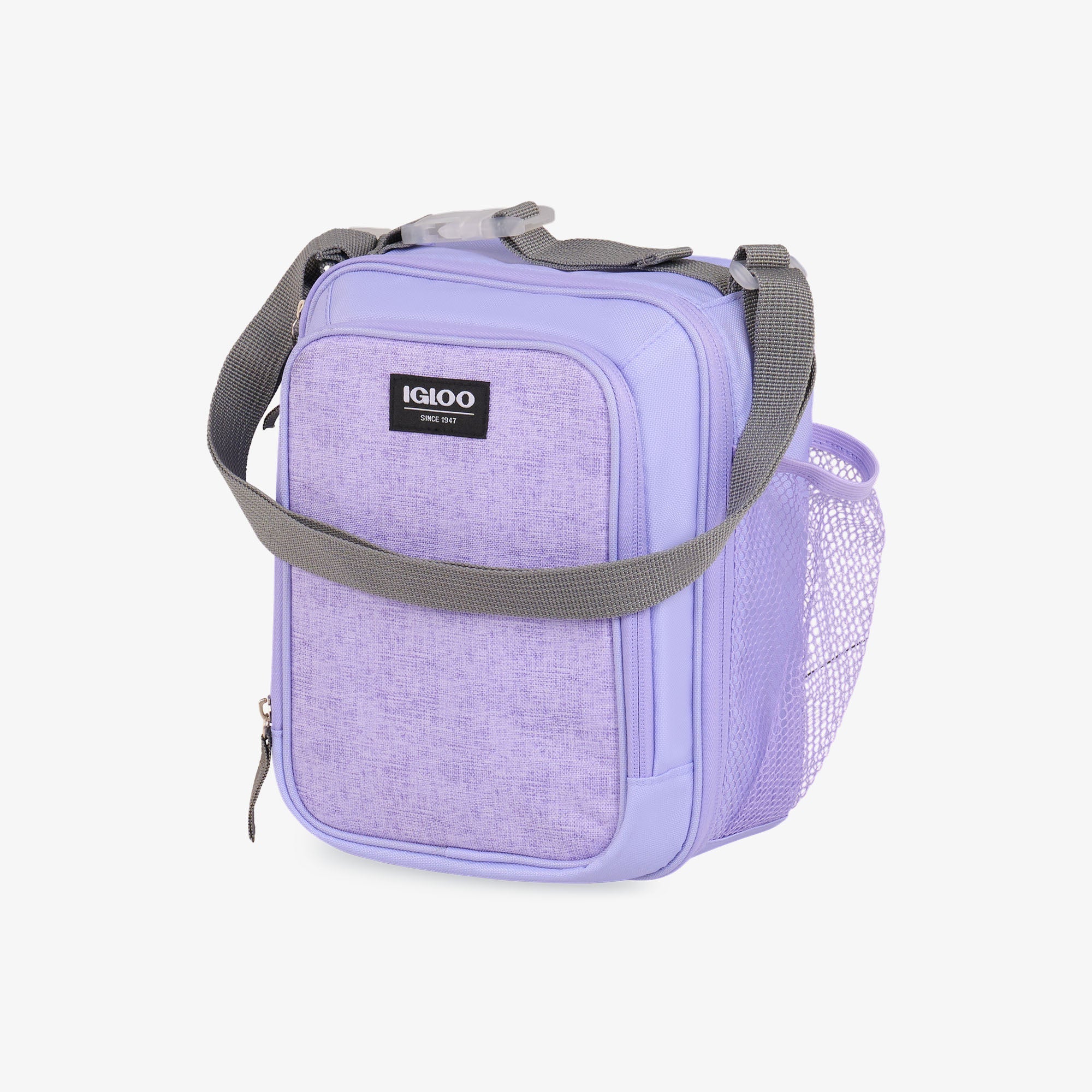 Kids Everyday Lunch Vertical Cooler Bag U3 - Lilac - Product View