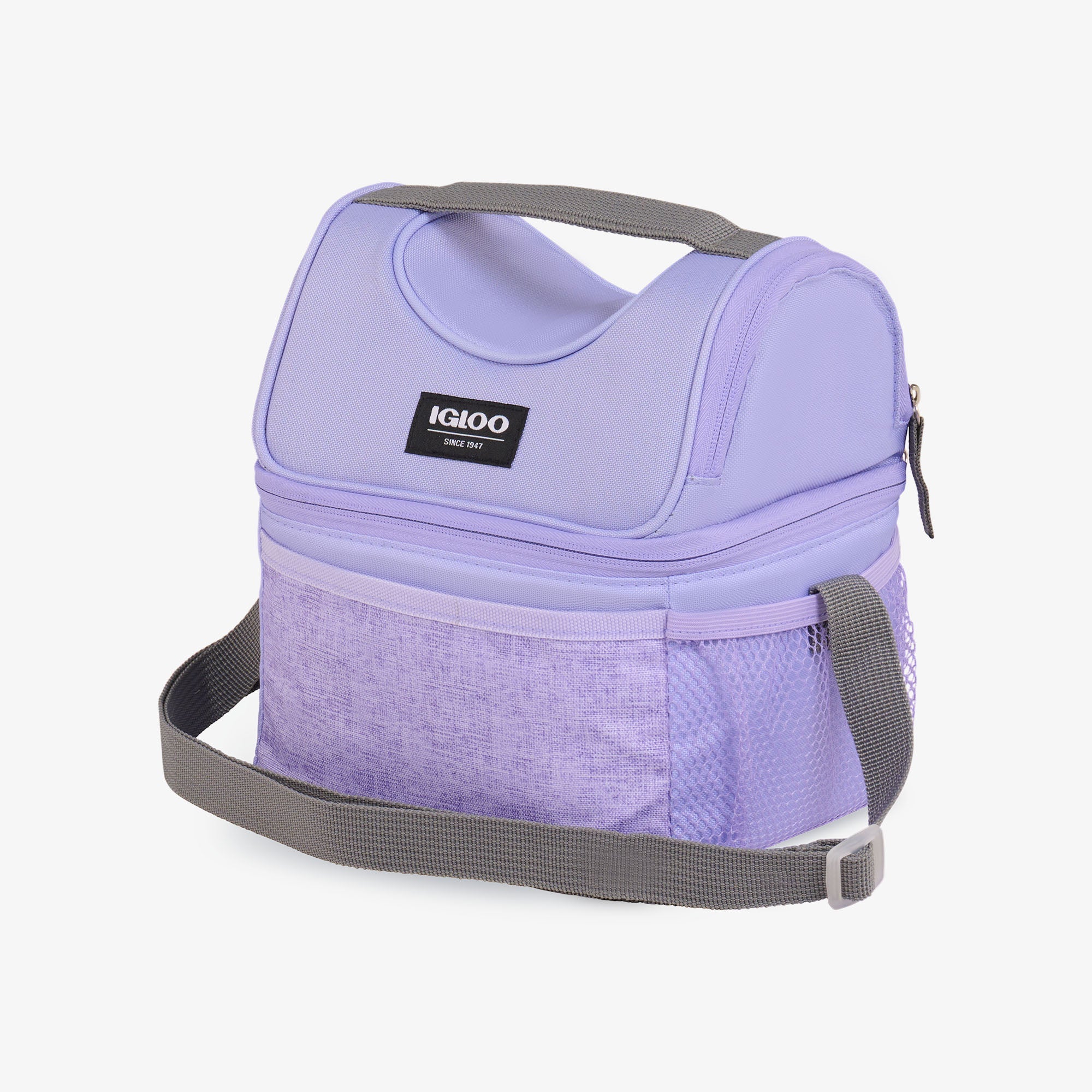 Kids Everyday Lunch Gripper Cooler Bag V5 - Lilac - Product View