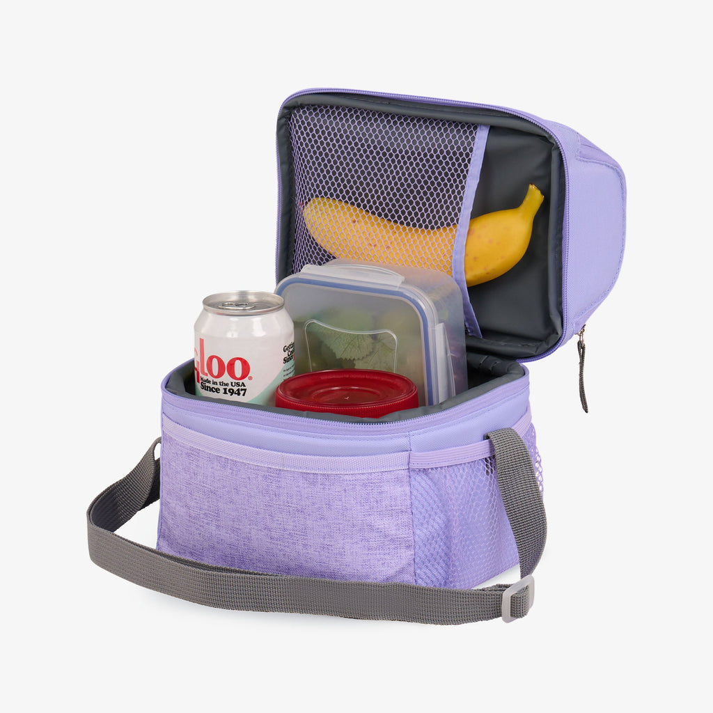 Kids Everyday Lunch Gripper Cooler Bag V5 - Lilac - Product View