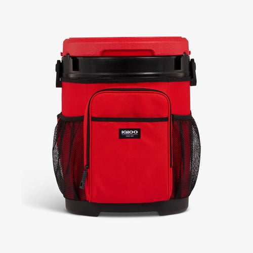20 Qt Cooler Bucket U7 - Red Heat - Front View
