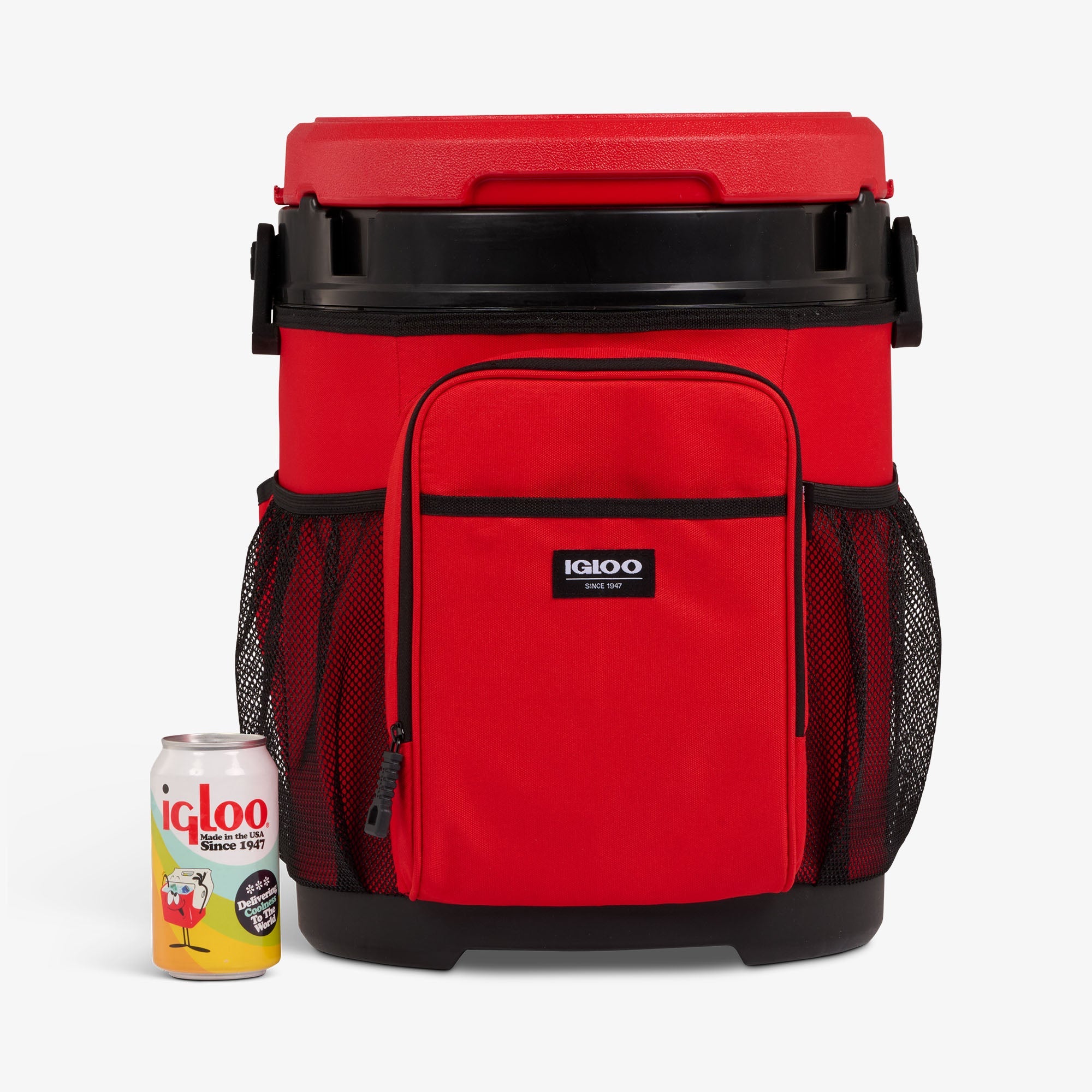 20 Qt Cooler Bucket U7 - Red Heat - Size View