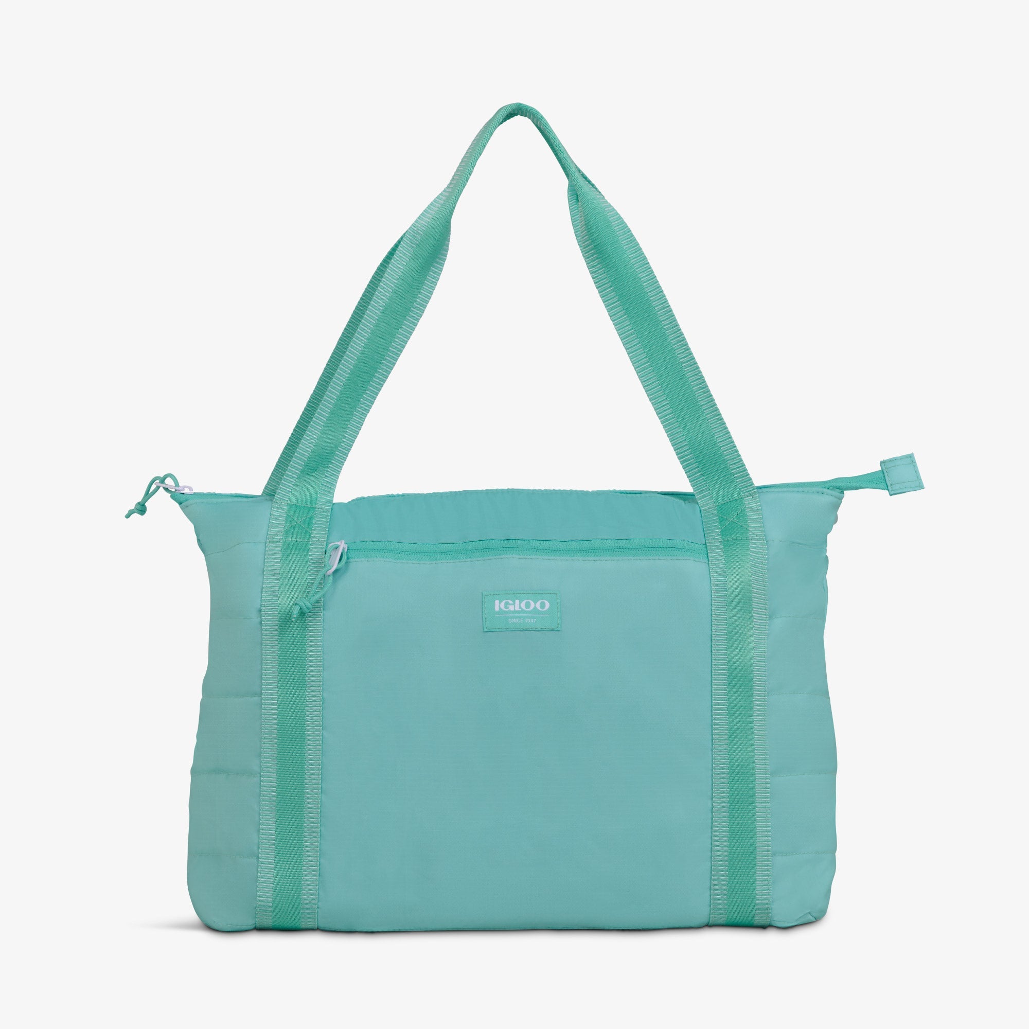 Packable Puffer 20-Can Cooler Bag A8 - Seafoam - Product View