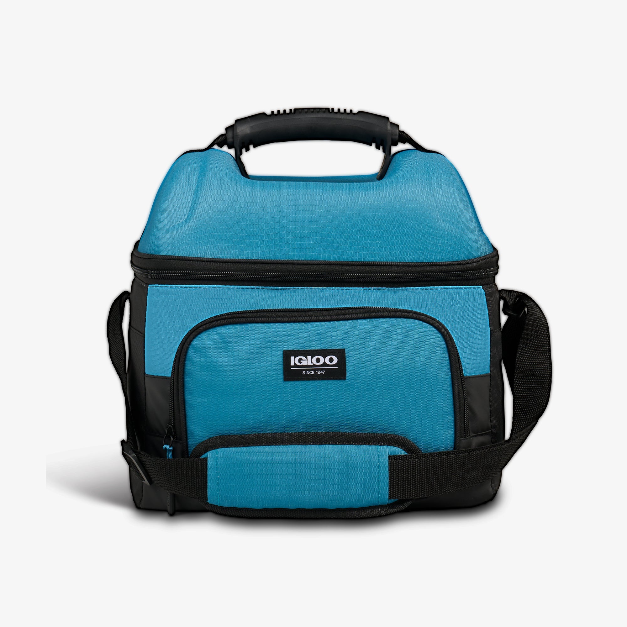 Latitude Hardtop Gripper 22-Can Cooler Bag Q9 - Modern Blue - Front View