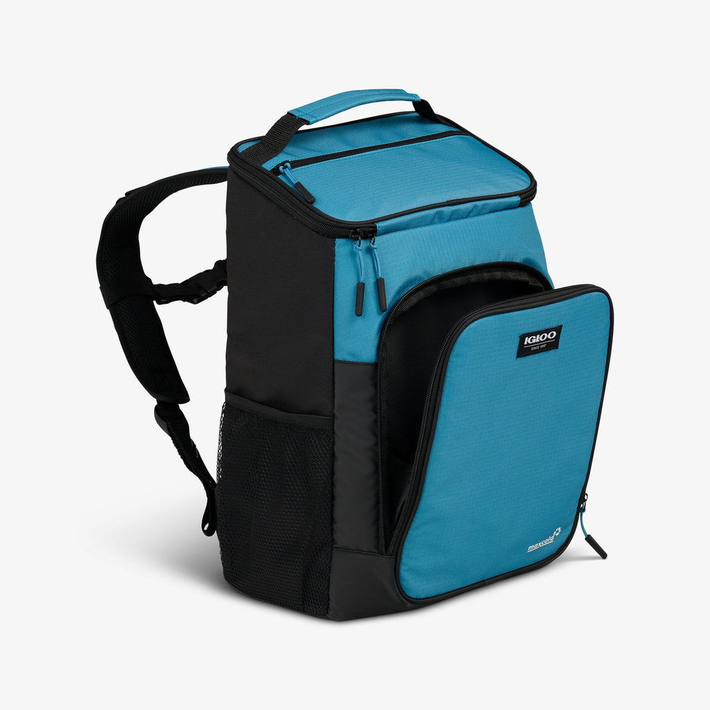 Latitude Top Grip 24-Can Backpack M4 - Modern Blue - Open View