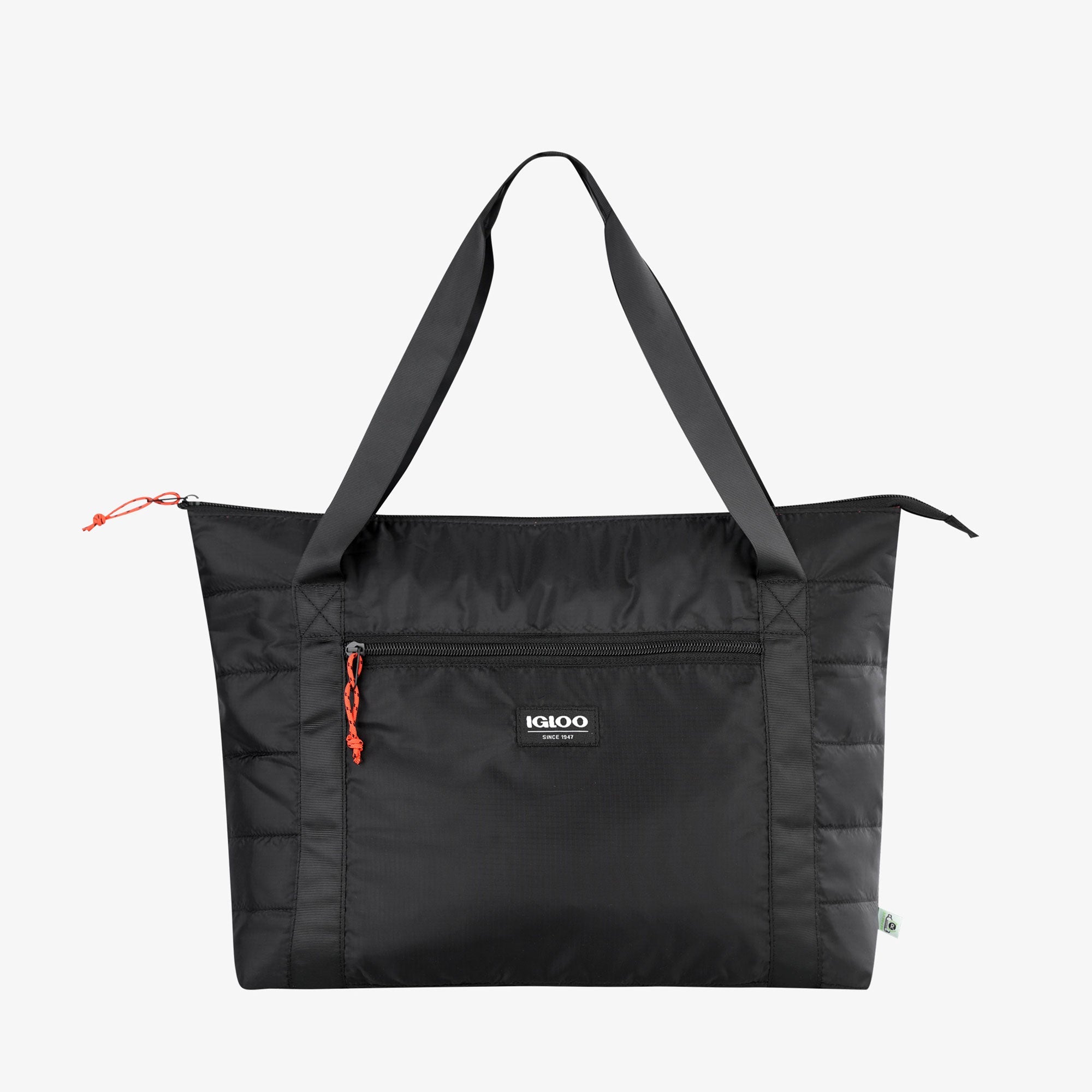 Packable Puffer 20-Can Cooler Bag A8 - Black - Product View