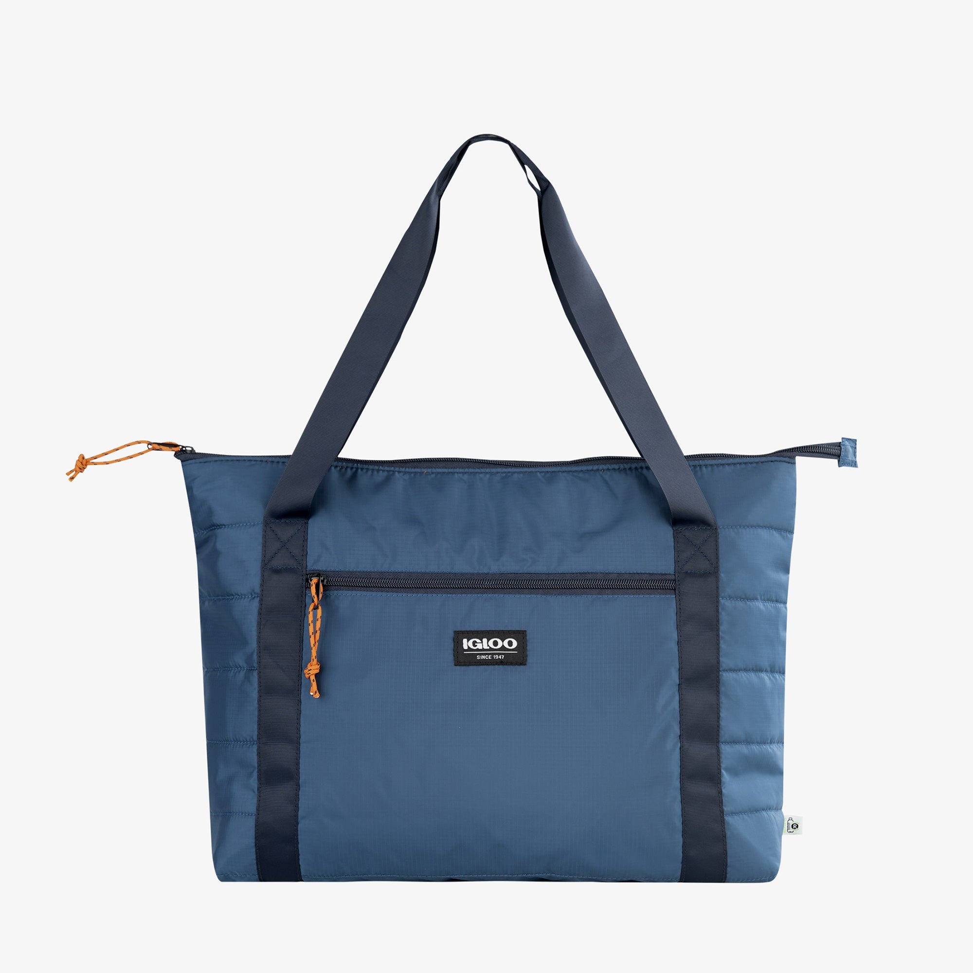 Packable Puffer 20-Can Cooler Bag A8 - Denim - Product View