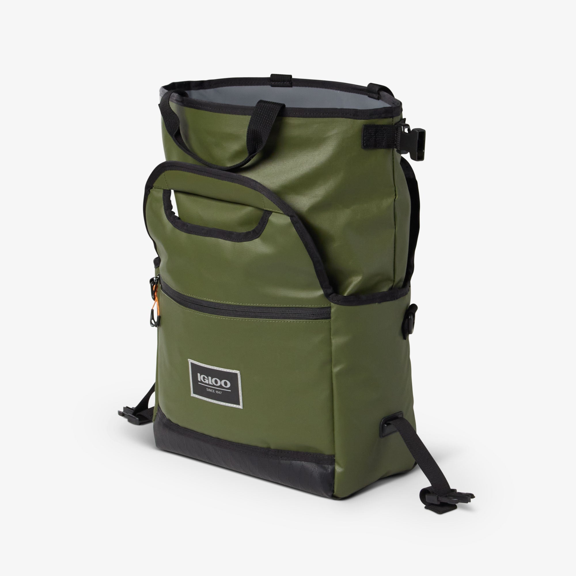 Pursuit 16-Can Lunch Bag P6 - Chive - Open View