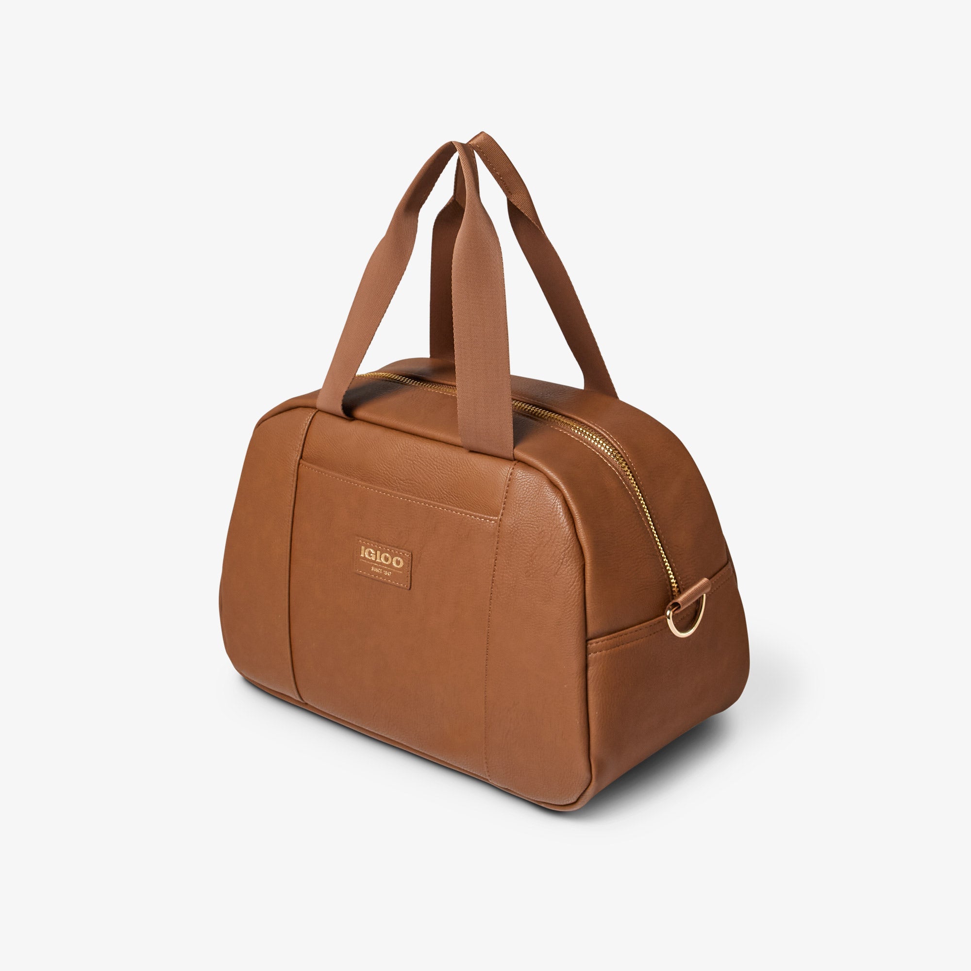 Igloo Luxe® Satchel Cooler Bag W9 - Cognac - Product View