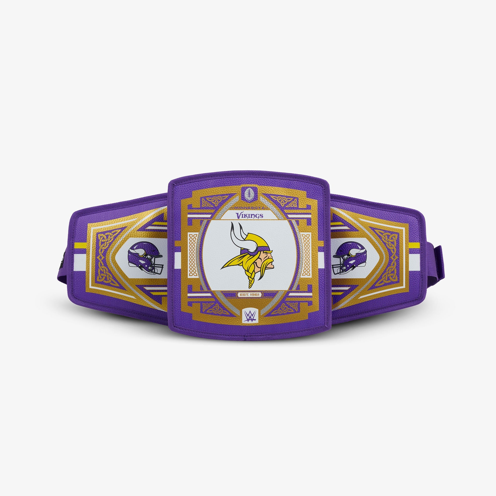 NFL WWE Cooler Fanny Pack C3 - Vikings - Front View