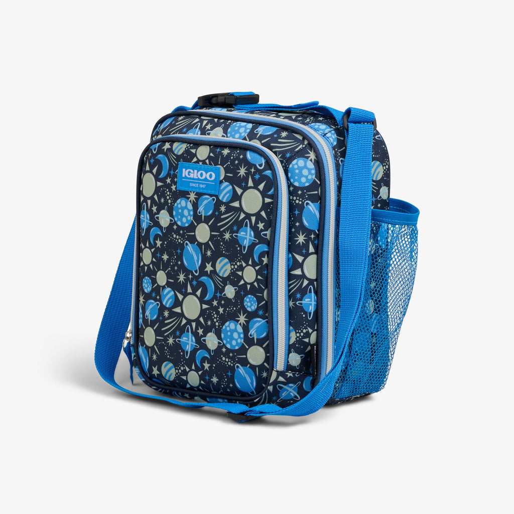Kids Lunch Glow Vertical Cooler + Bento Box O8 - Cosmic Glow - Product View