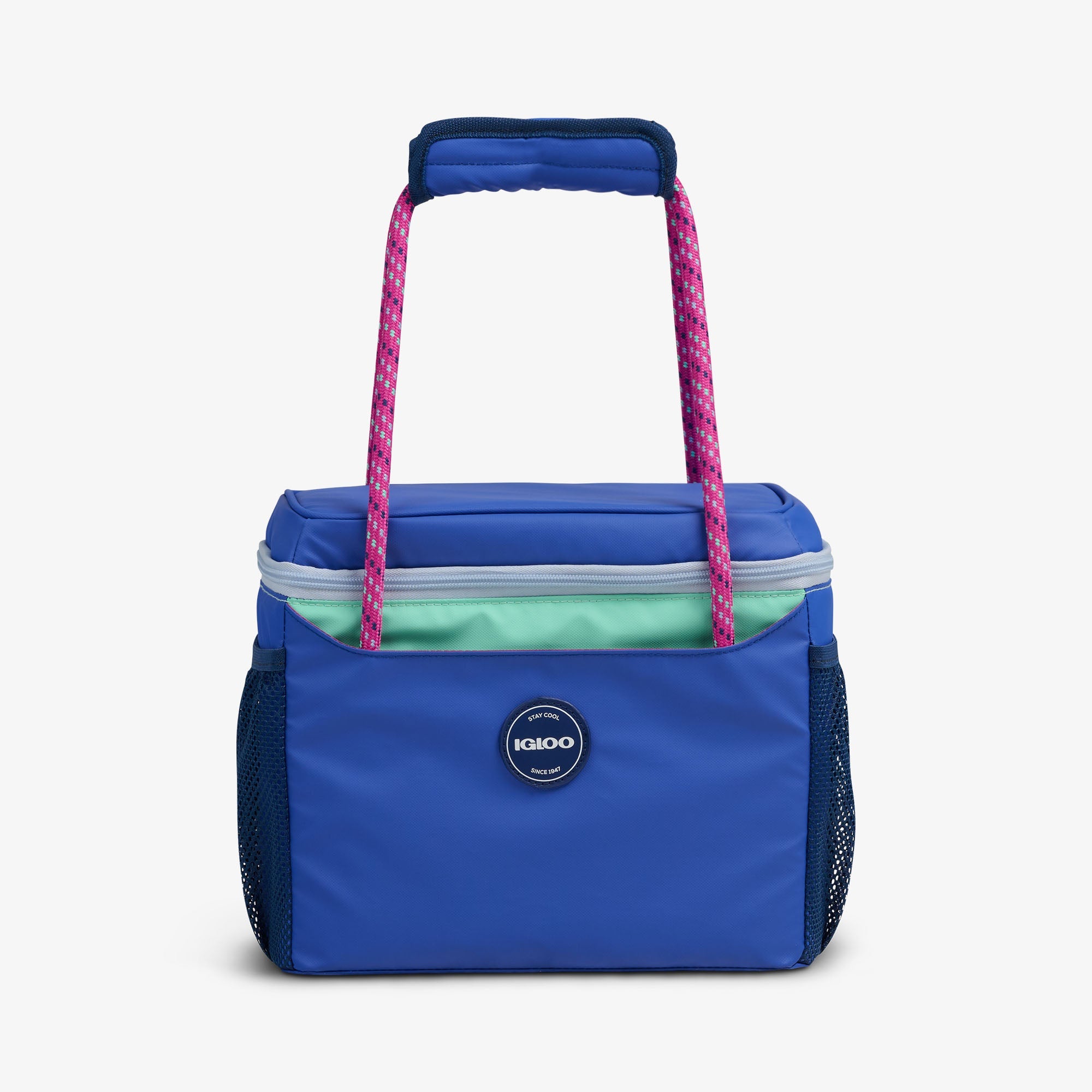 Summit Cube 12-Can Cooler Bag O7 - Electric Indigo - Strap View