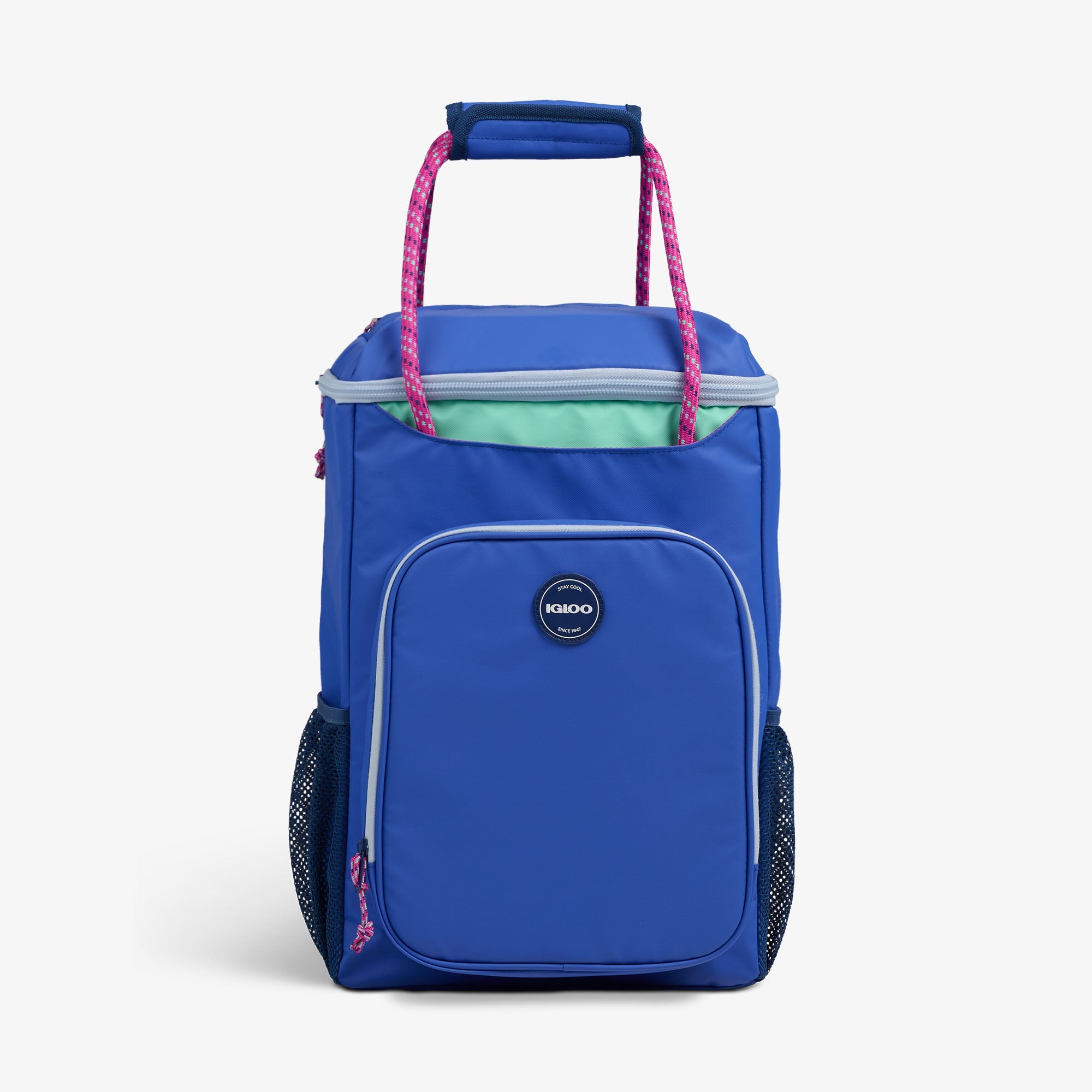 Summit 24-Can Backpack Y6 - Electric Indigo - Strap View