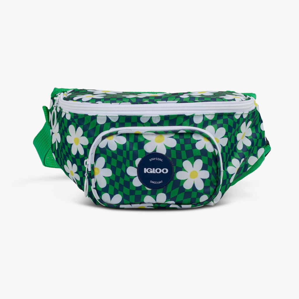 Retro Fanny Pack X9 - Psychedelic Daisy - Front View