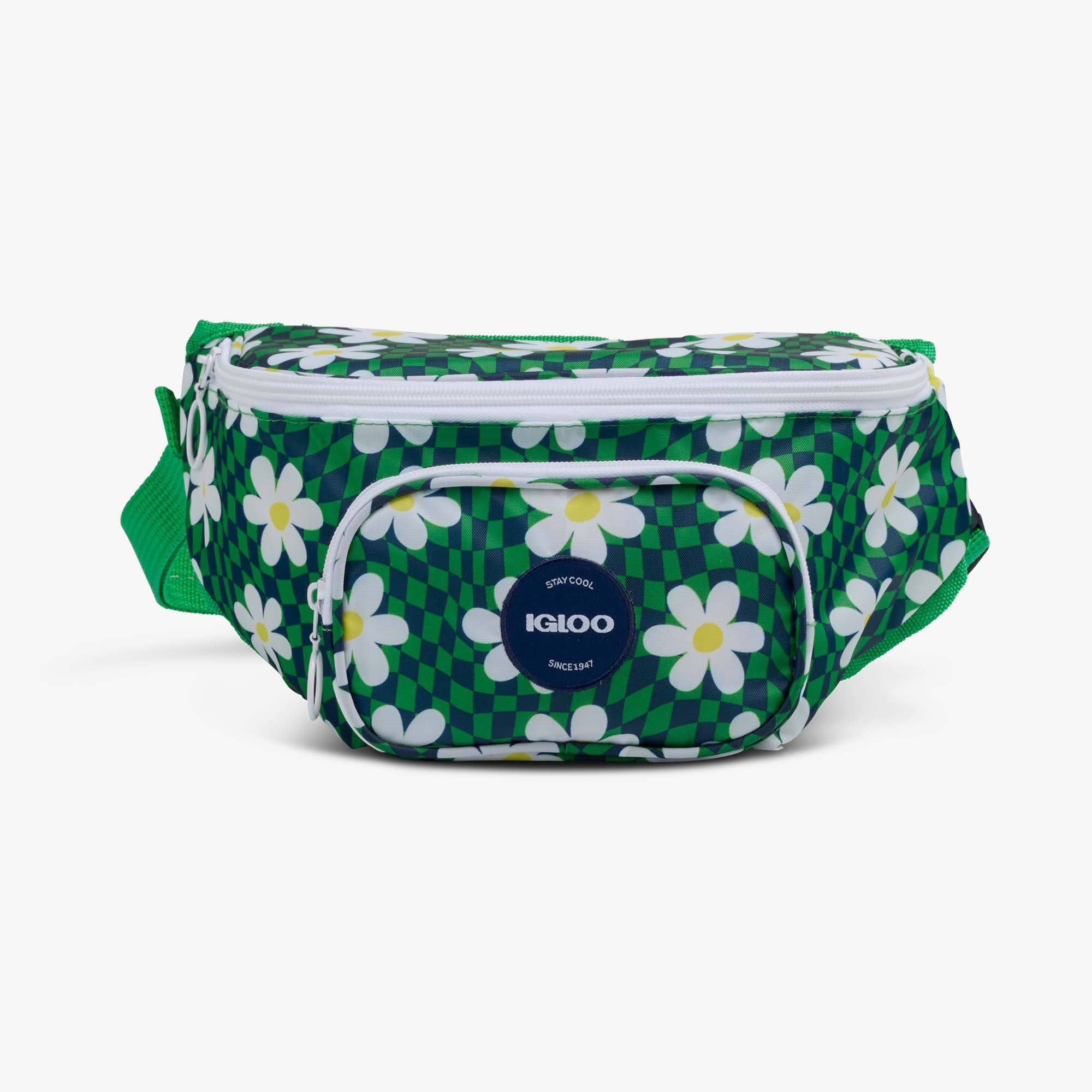 Retro Fanny Pack X9 - Psychedelic Daisy - Front View