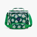 Retro Square Lunch Bag Y0 - Psychedelic Daisy - Front View